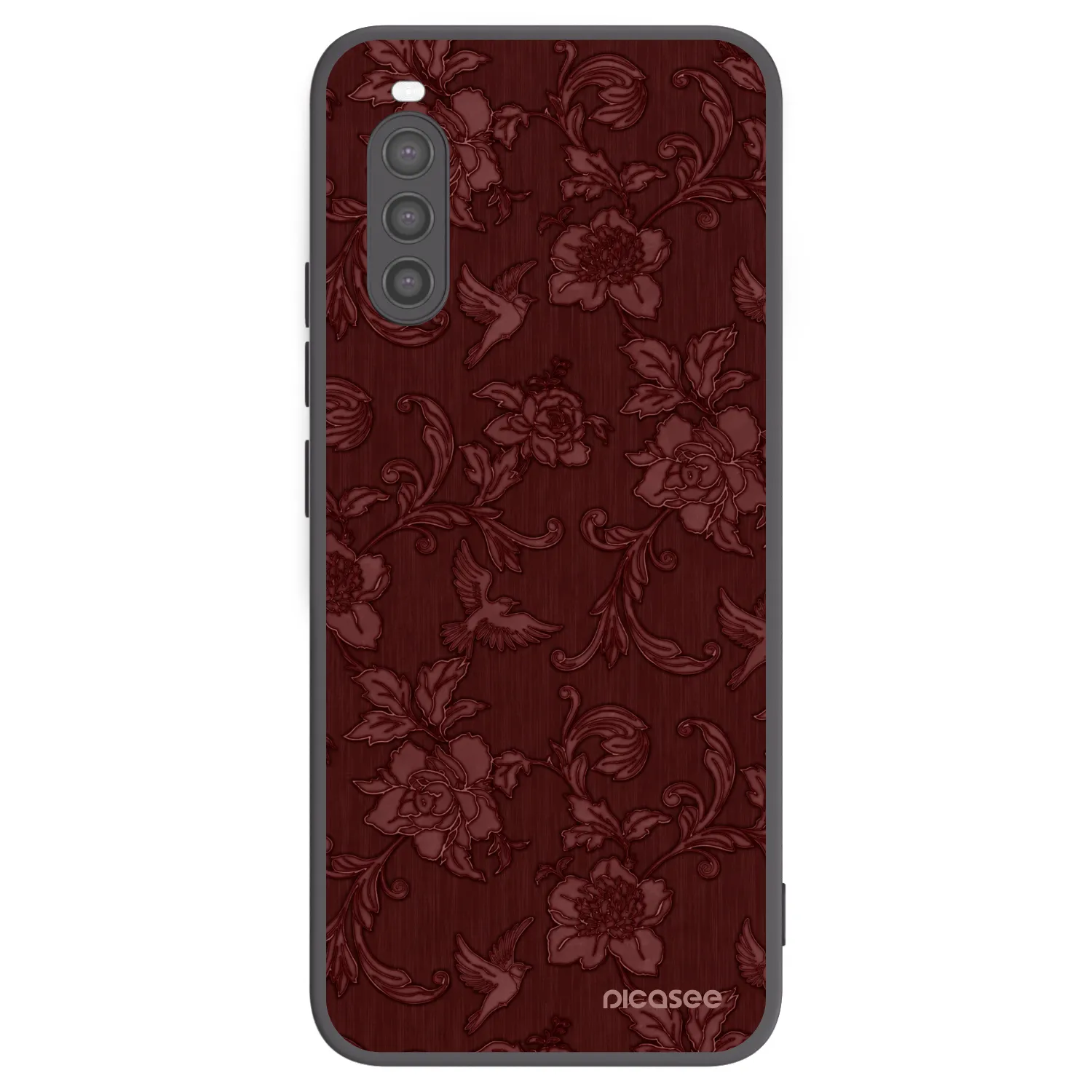 Picasee Sony Xperia 10 II Hülle - Schwarzes Silikon - Red Elegance