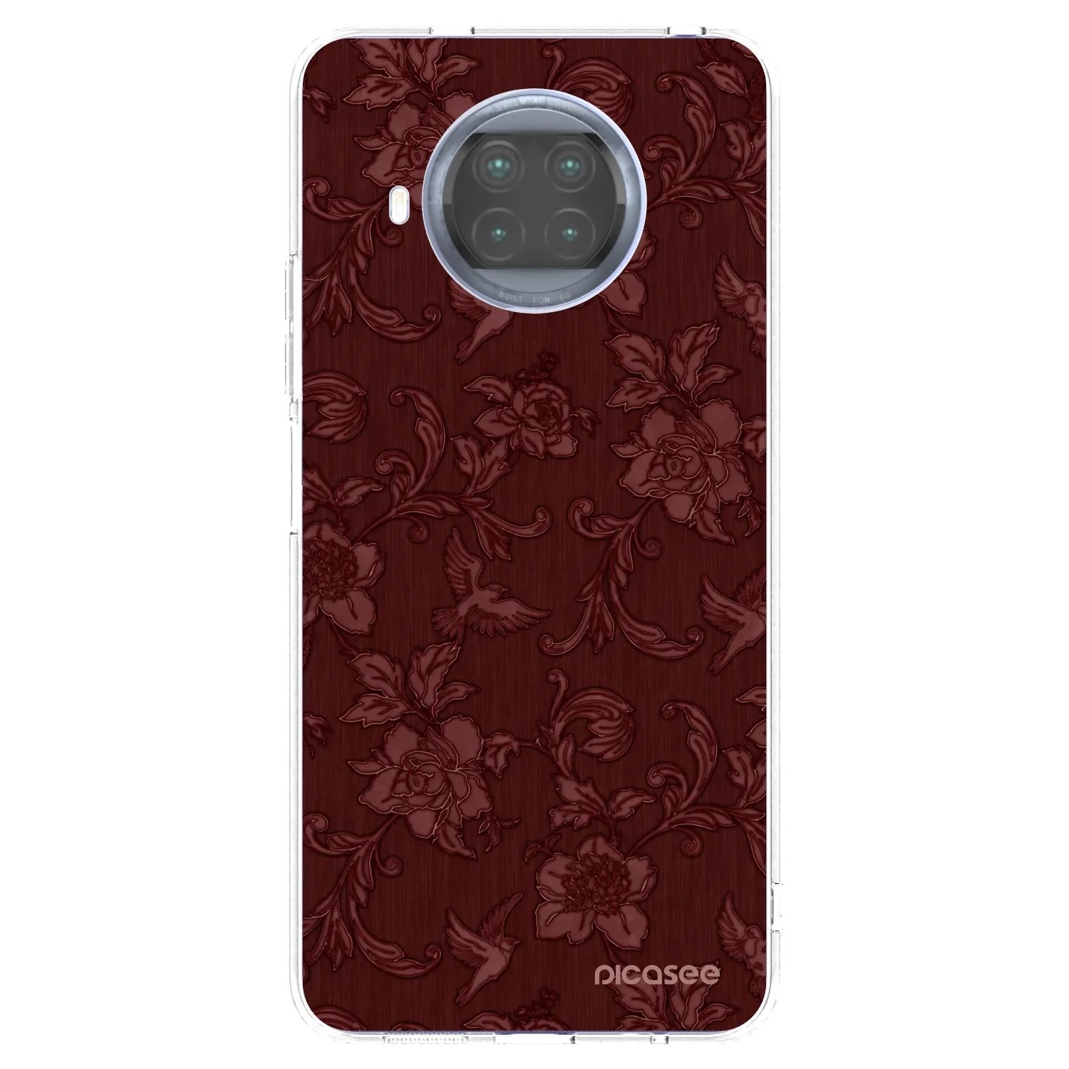 Picasee Xiaomi Mi 10T Lite Hülle - Transparentes Silikon - Red Elegance