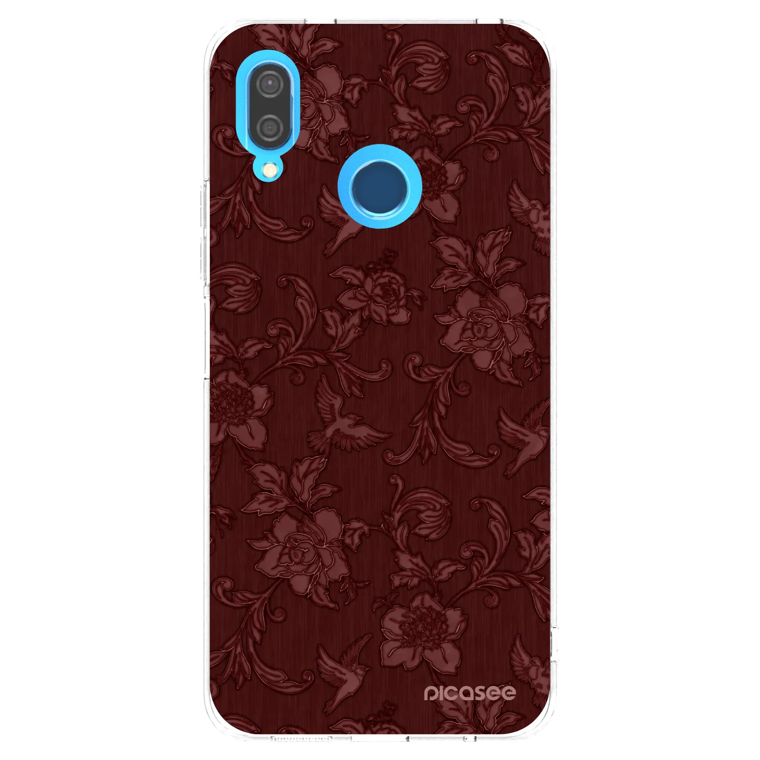 Picasee Huawei P20 Lite Hülle - Transparentes Silikon - Red Elegance