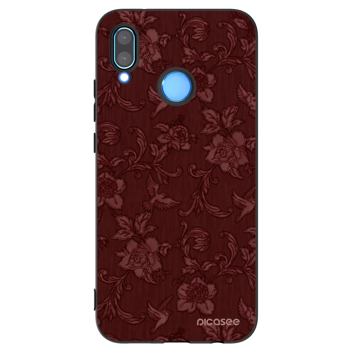 Picasee Huawei P20 Lite Hülle - Schwarzes Silikon - Red Elegance