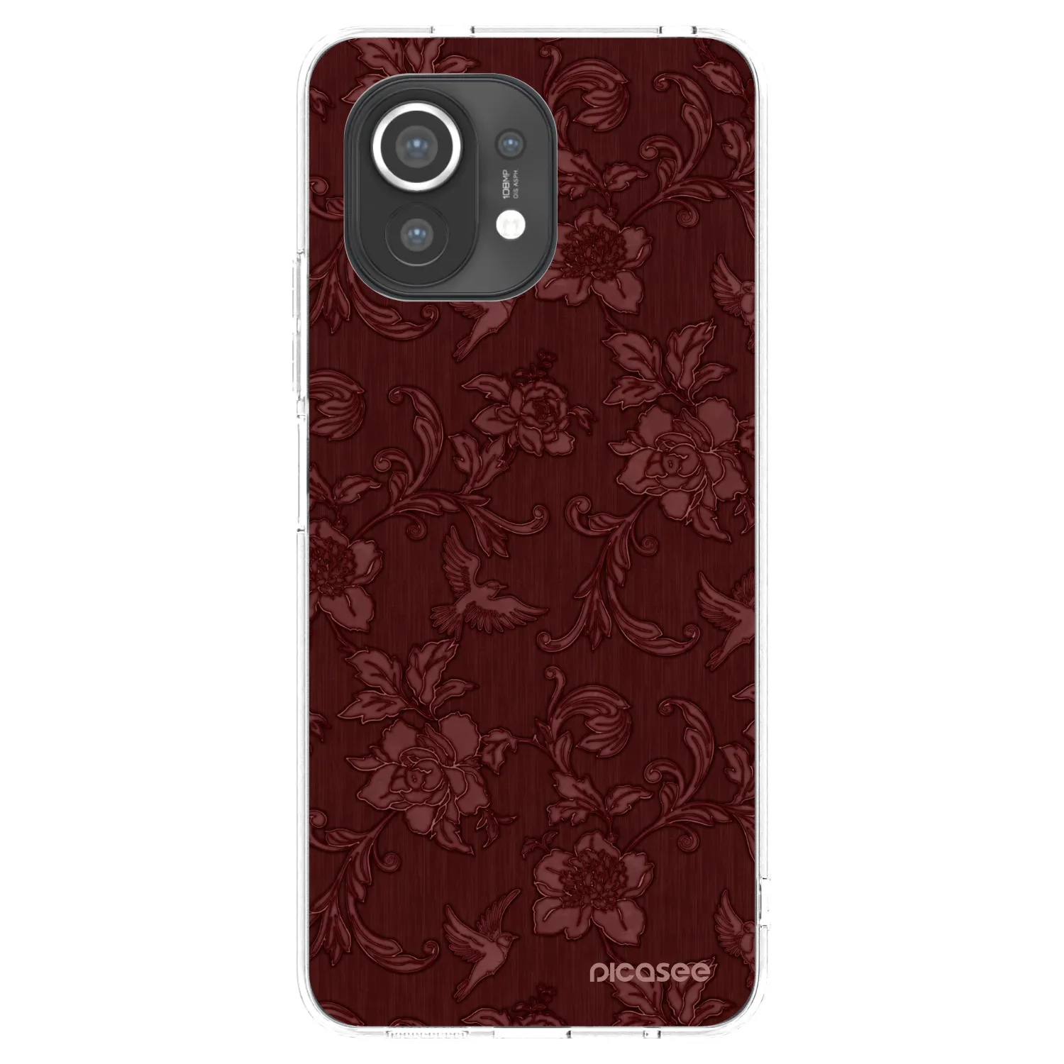 Picasee Xiaomi Mi 11 Hülle - Transparentes Silikon - Red Elegance