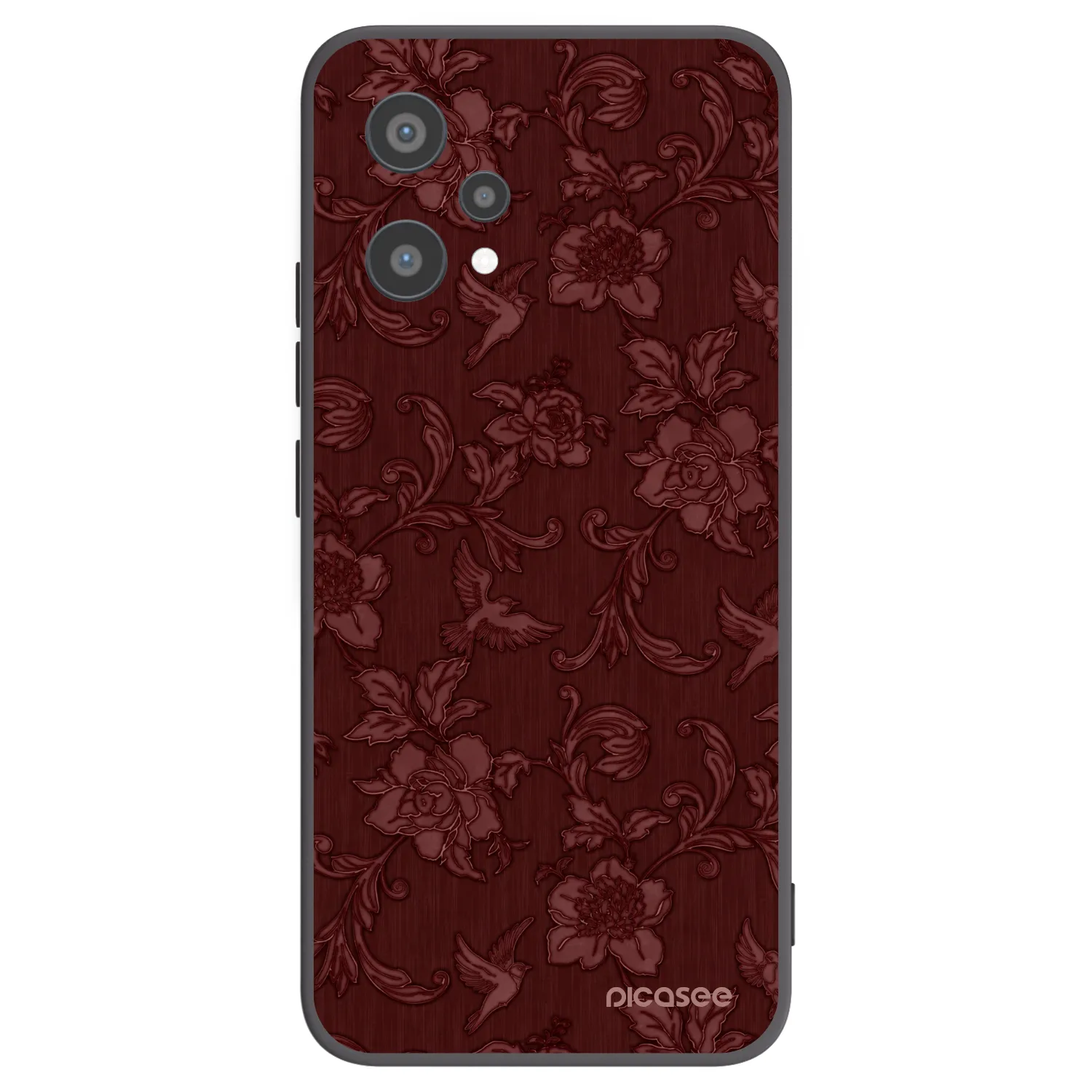 Picasee Realme 9 Pro 5G Hülle - Schwarzes Silikon - Red Elegance