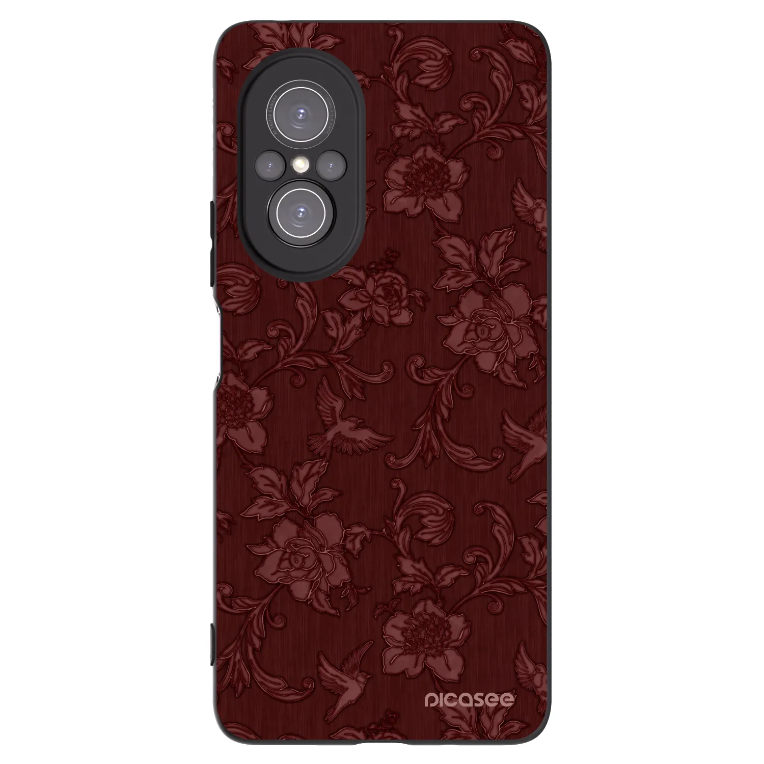 Picasee Huawei Nova 9 SE Hülle - Schwarzes Silikon - Red Elegance