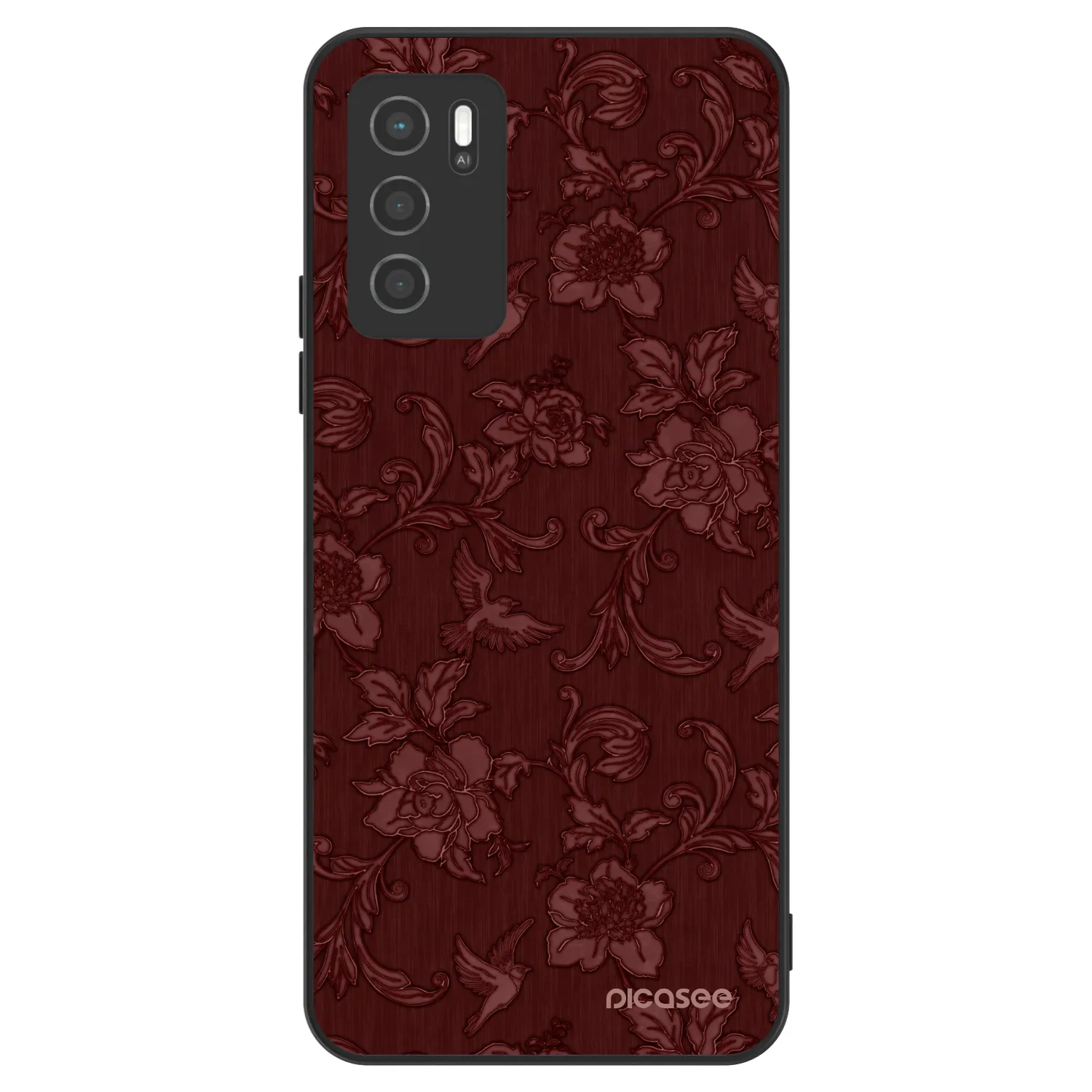 Picasee ULTIMATE CASE für OPPO A16s - Red Elegance