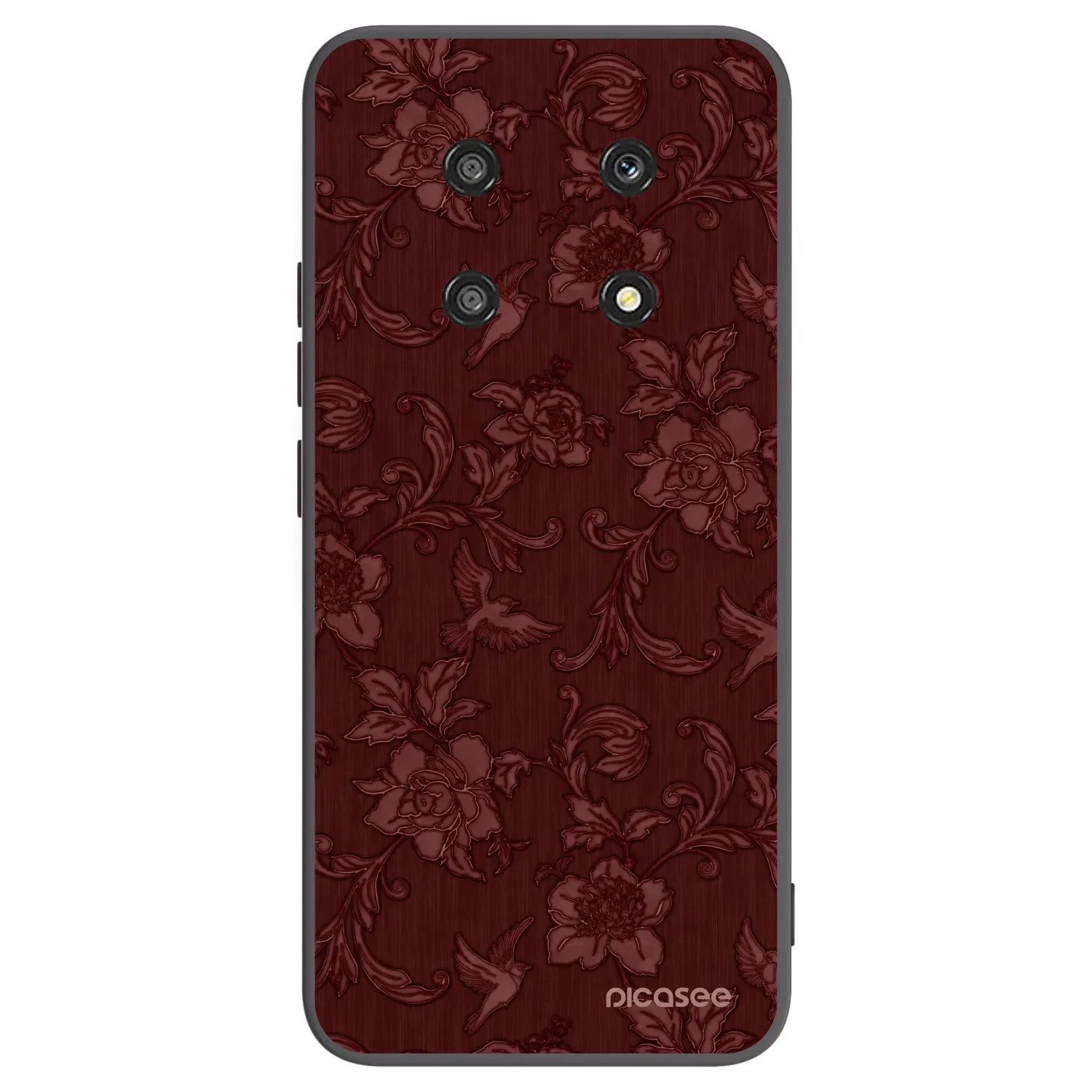 Picasee Honor Magic4 Lite 5G Hülle - Schwarzes Silikon - Red Elegance