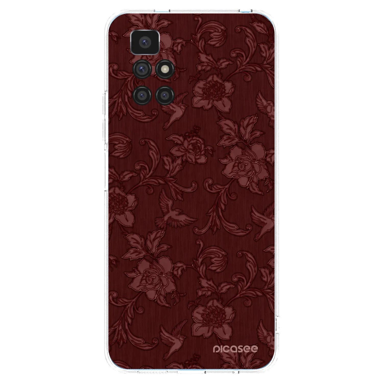 Picasee Xiaomi Redmi 10 (2022) Hülle - Transparentes Silikon - Red Elegance