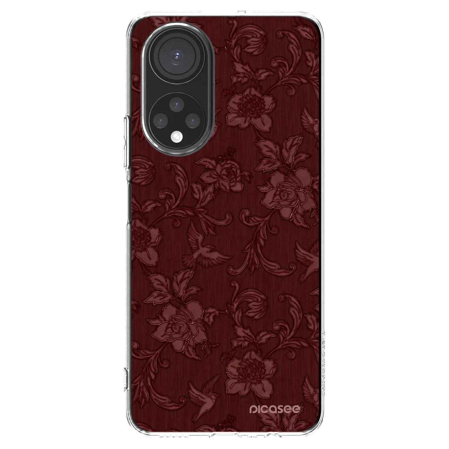 Picasee Honor X7 Hülle - Transparentes Silikon - Red Elegance