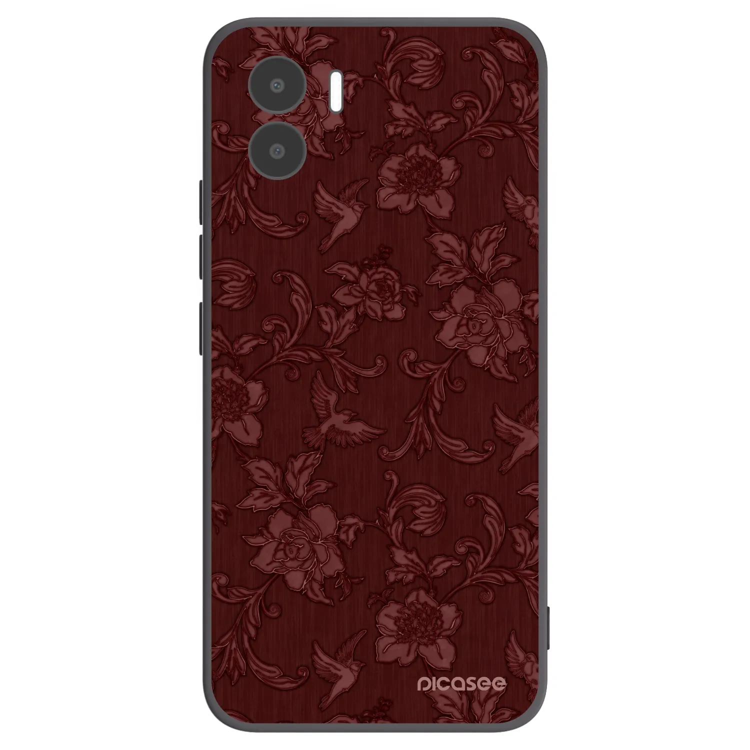 Picasee Xiaomi Redmi A1 Hülle - Schwarzes Silikon - Red Elegance