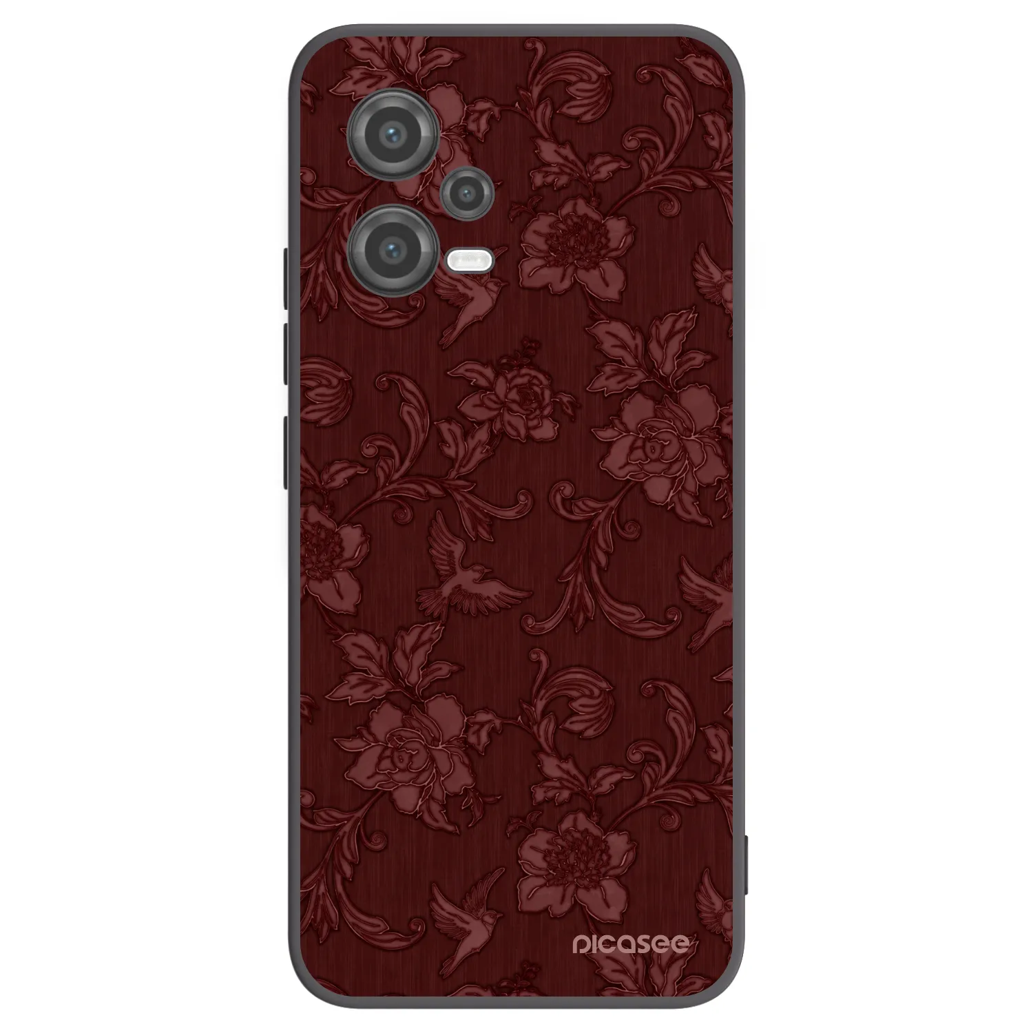 Picasee Xiaomi Poco X5 Hülle - Schwarzes Silikon - Red Elegance