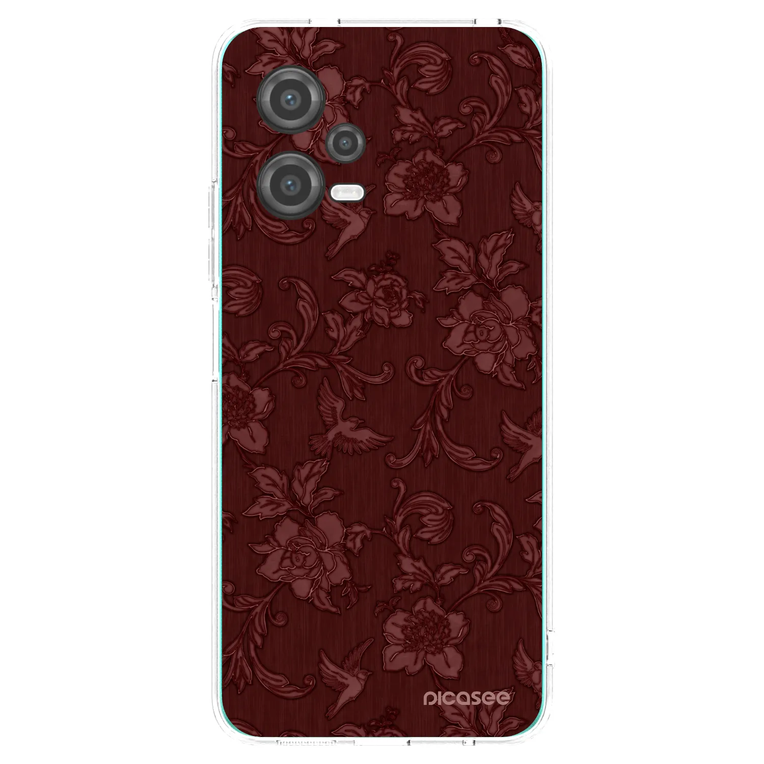 Picasee Xiaomi Poco X5 Hülle - Transparentes Silikon - Red Elegance