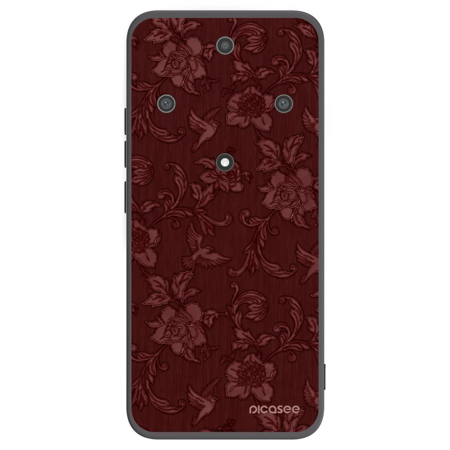 Picasee Honor Magic5 Lite 5G Hülle - Schwarzes Silikon - Red Elegance