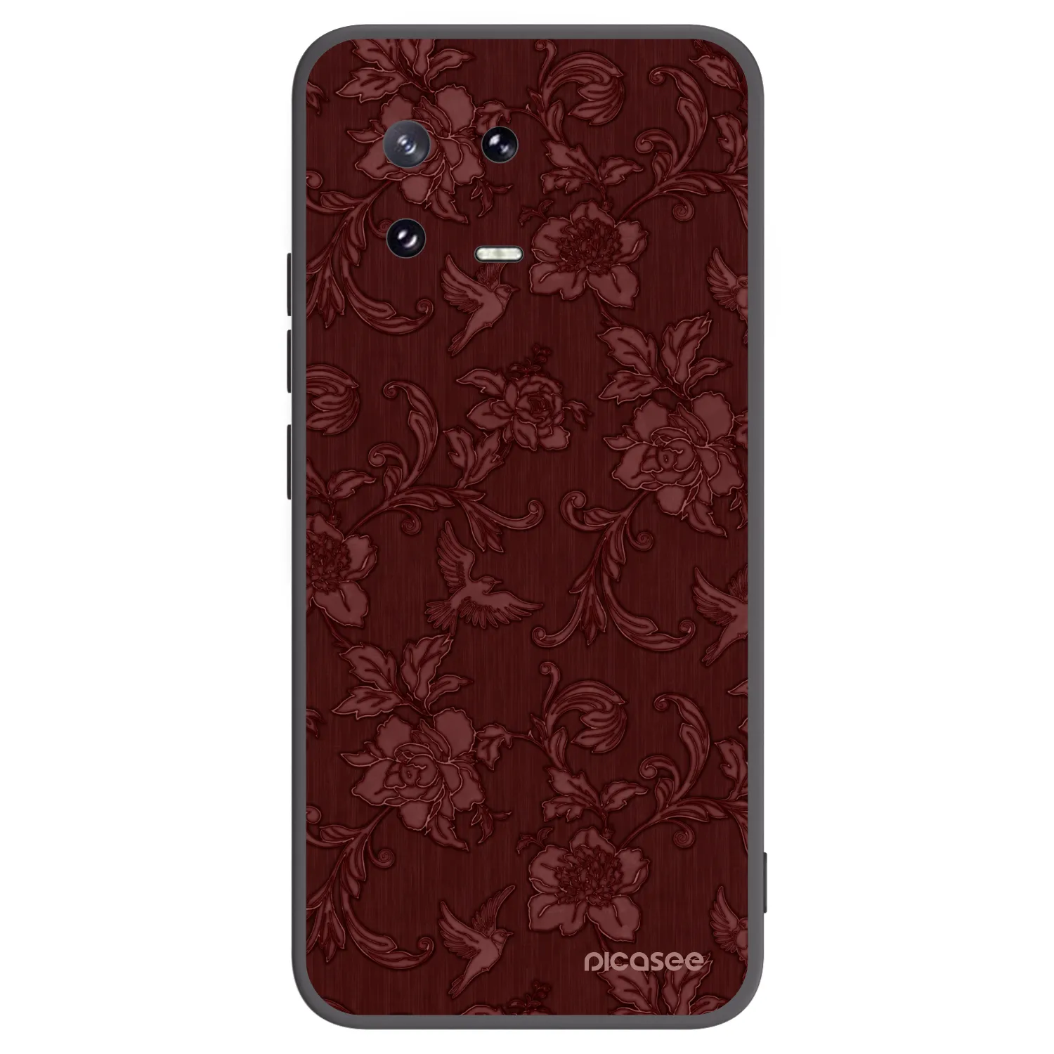 Picasee Xiaomi 13 Pro Hülle - Schwarzes Silikon - Red Elegance