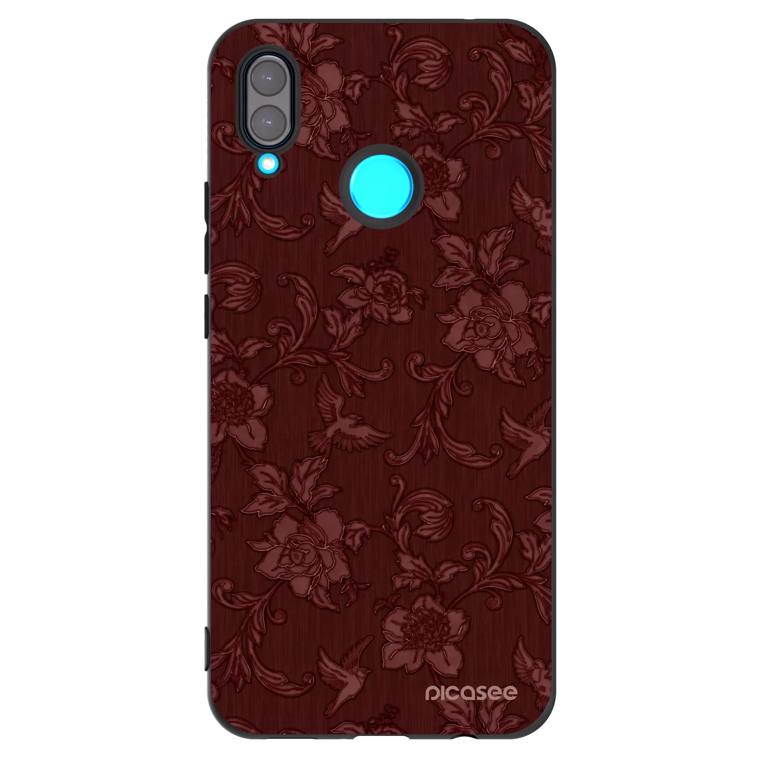 Picasee Huawei Nova 3 Hülle - Schwarzes Silikon - Red Elegance