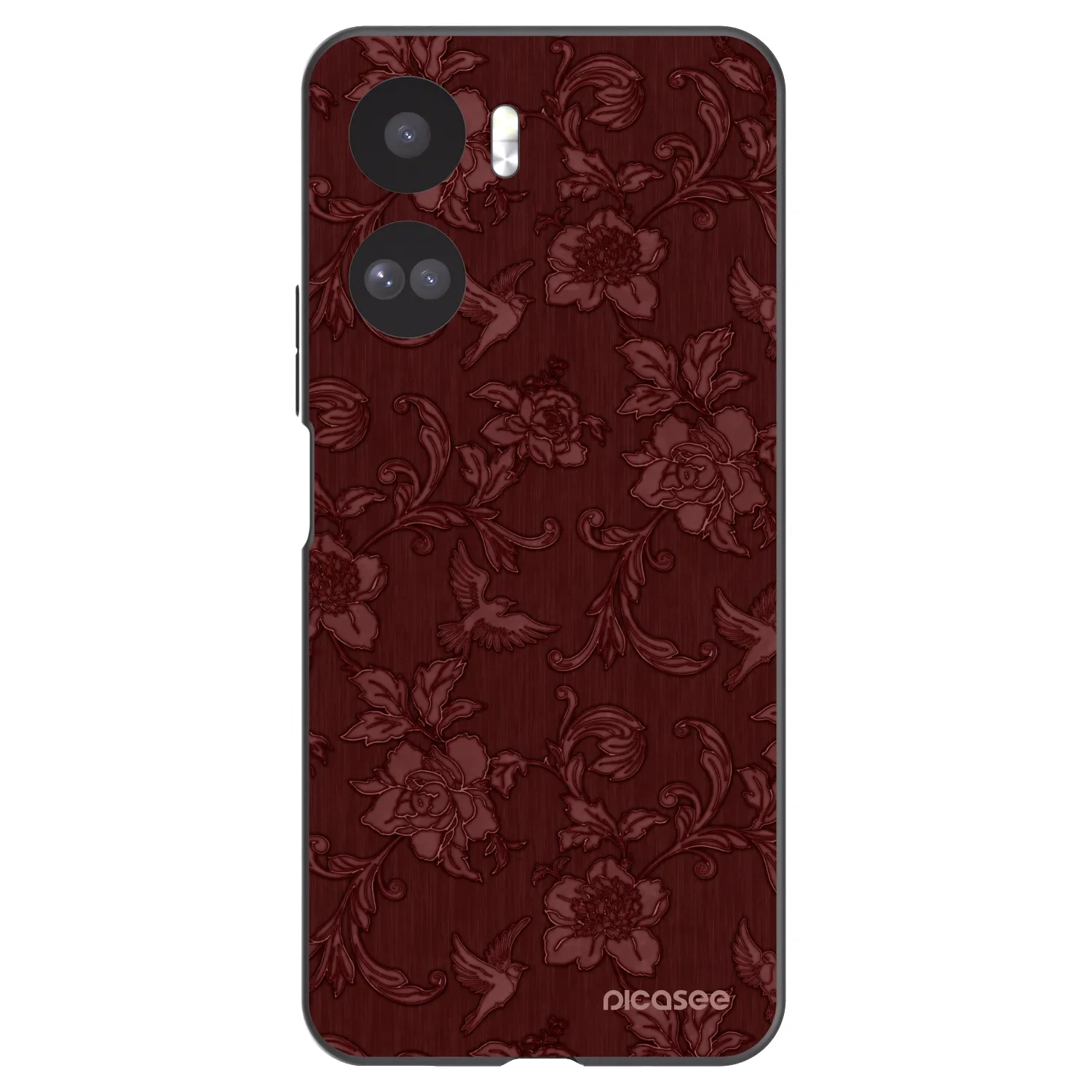 Picasee Honor 90 Lite 5G Hülle - Schwarzes Silikon - Red Elegance