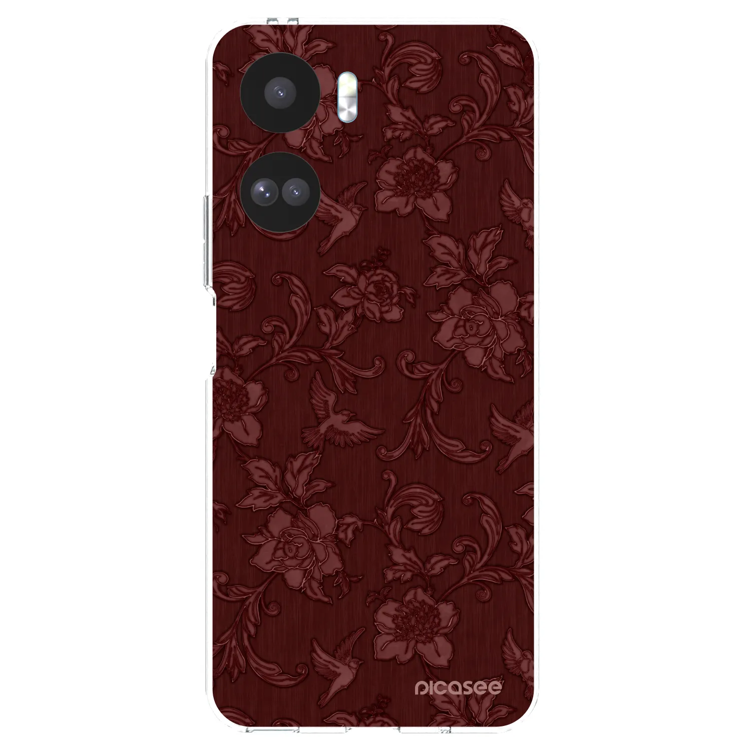 Picasee Honor 90 Lite 5G Hülle - Transparentes Silikon - Red Elegance