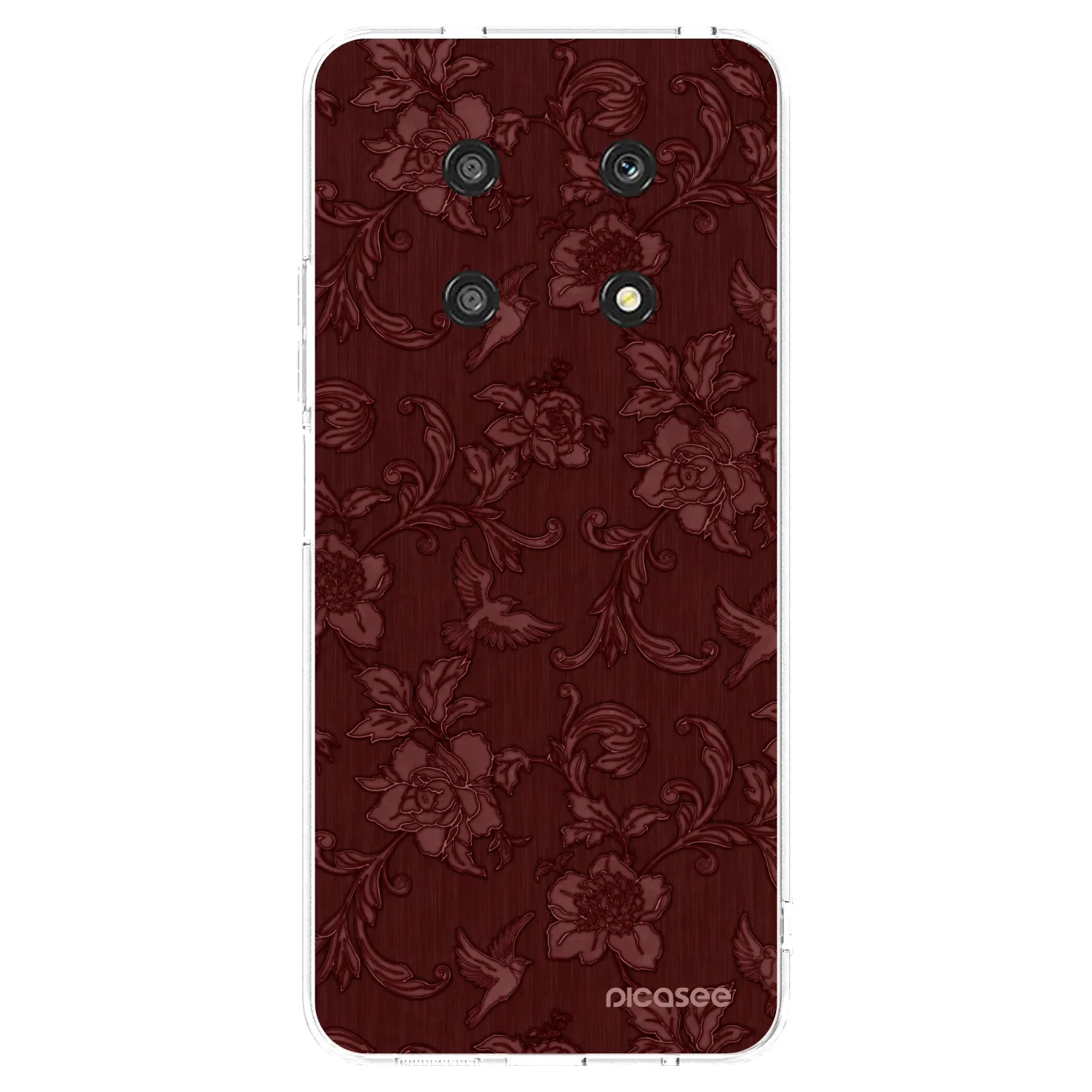 Picasee Honor Magic4 Lite 5G Hülle - Transparentes Silikon - Red Elegance