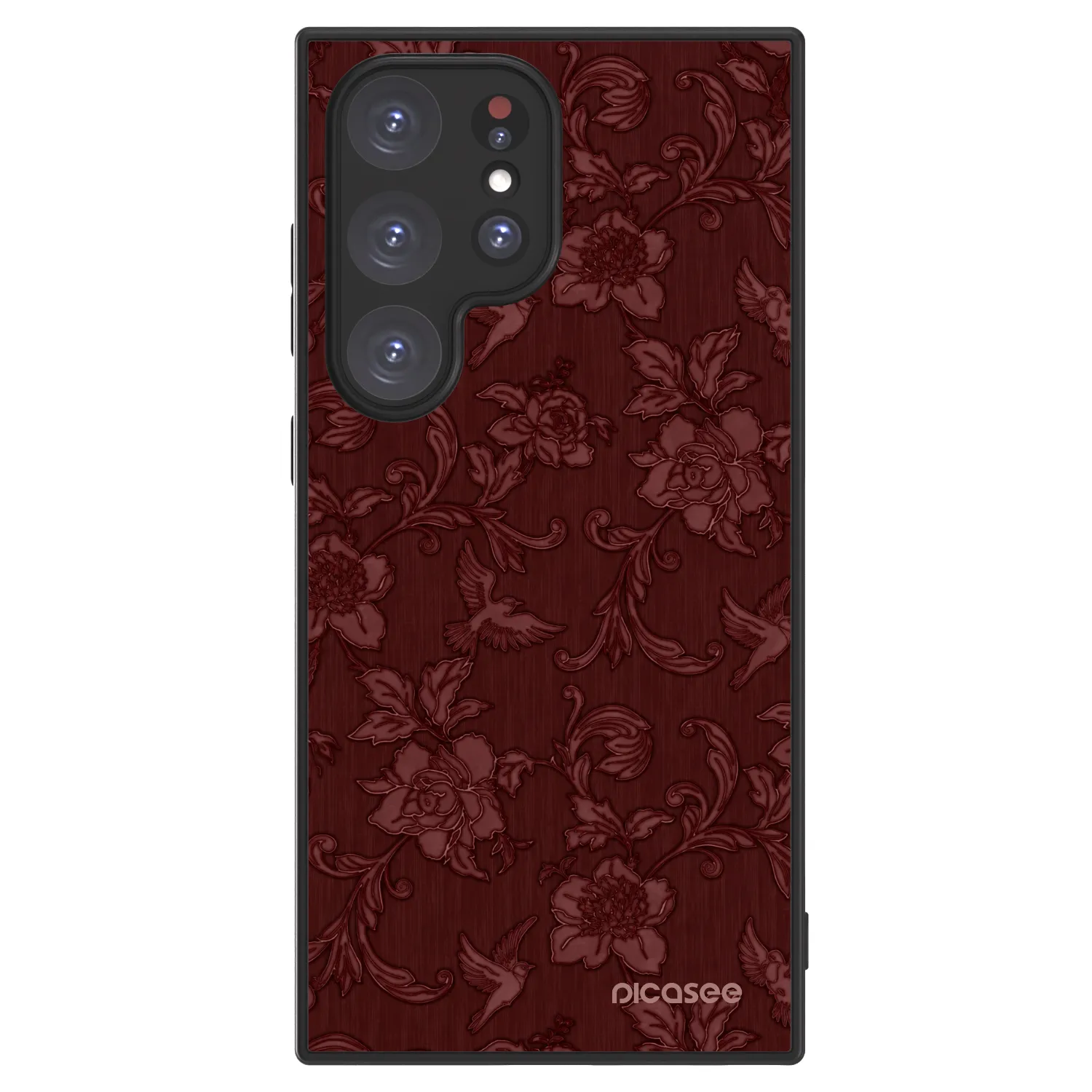 Picasee ULTIMATE CASE PowerShare für Samsung Galaxy S24 Ultra S928B 5G - Red Elegance