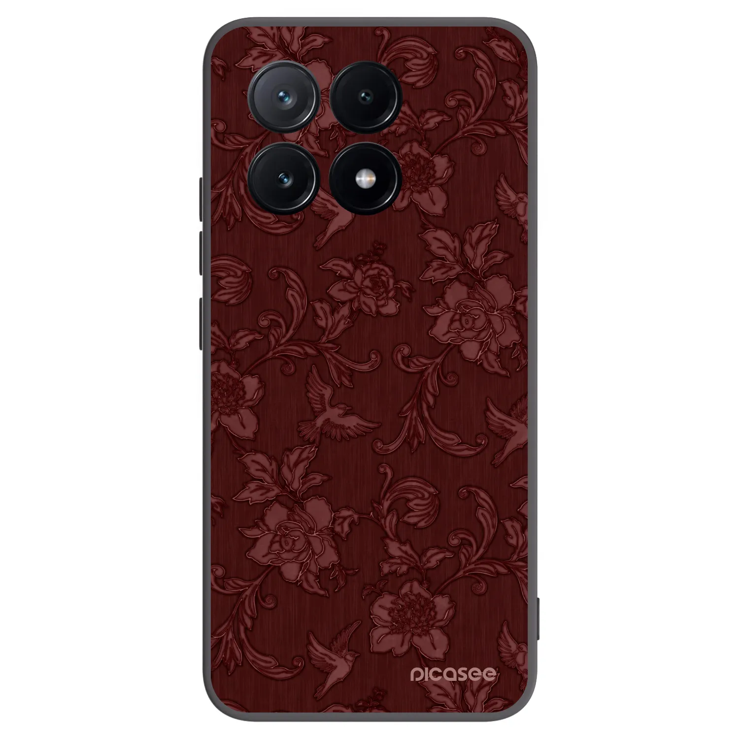 Picasee Xiaomi Poco X6 Pro Hülle - Schwarzes Silikon - Red Elegance
