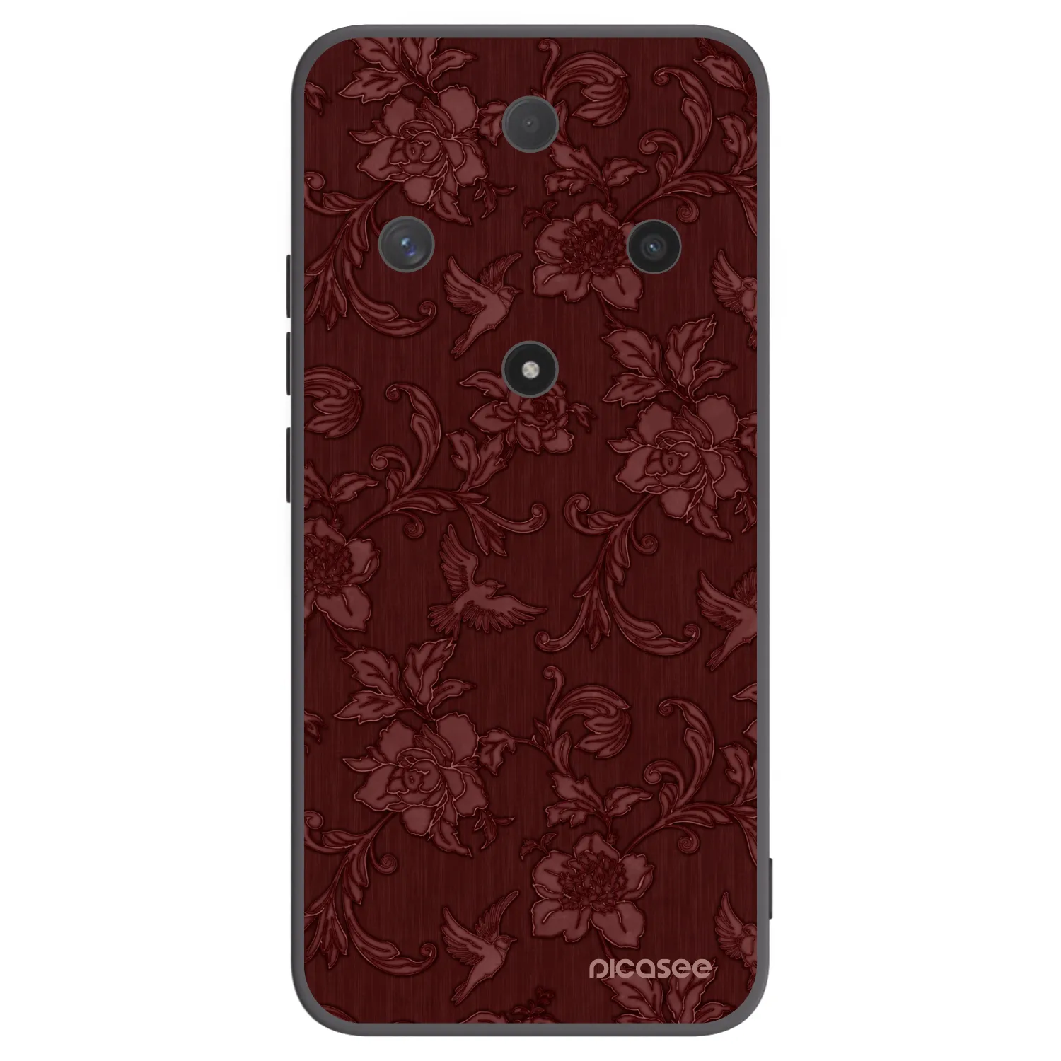 Picasee Honor Magic6 Lite 5G Hülle - Schwarzes Silikon - Red Elegance
