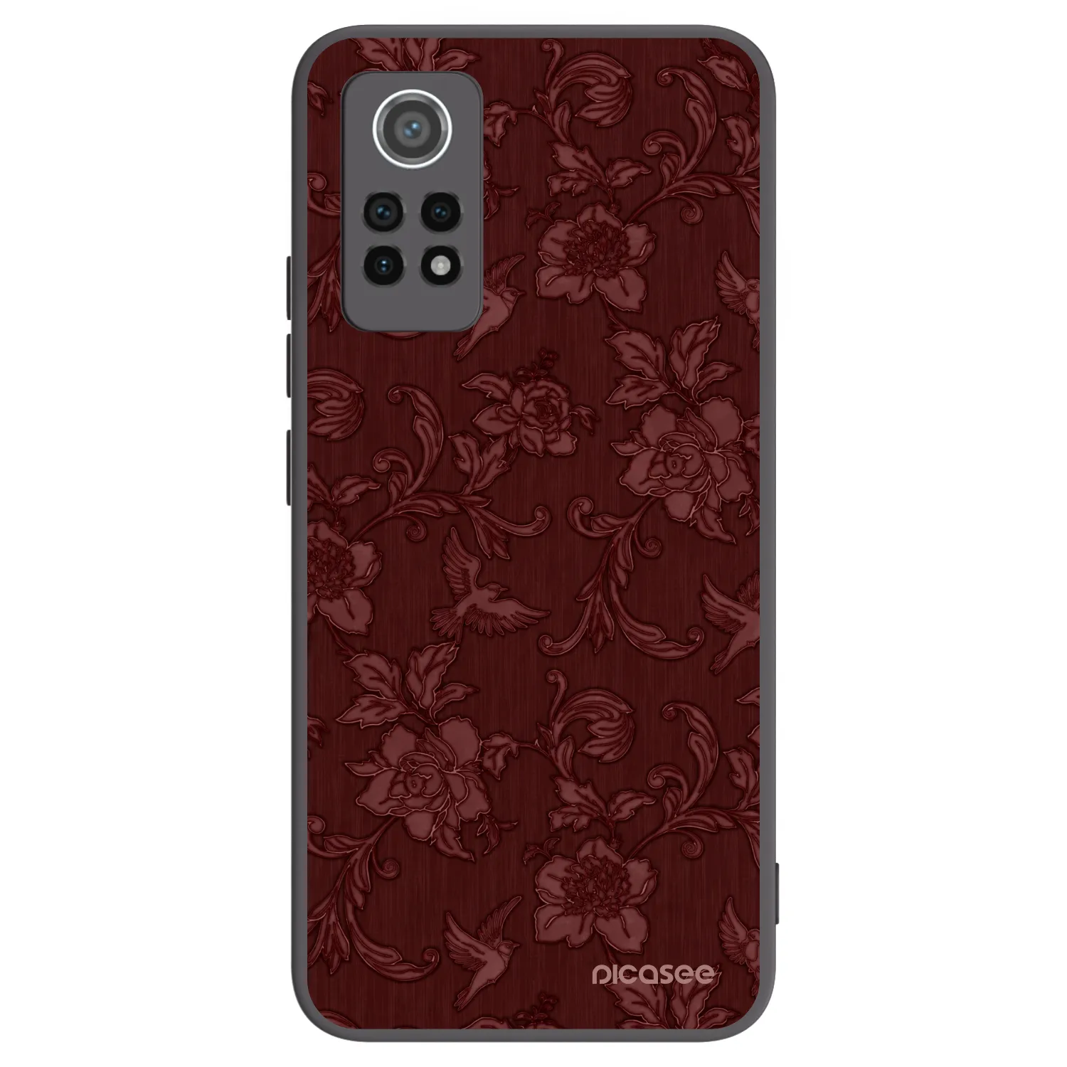 Picasee Xiaomi Redmi Note 12 Pro 4G Hülle - Schwarzes Silikon - Red Elegance