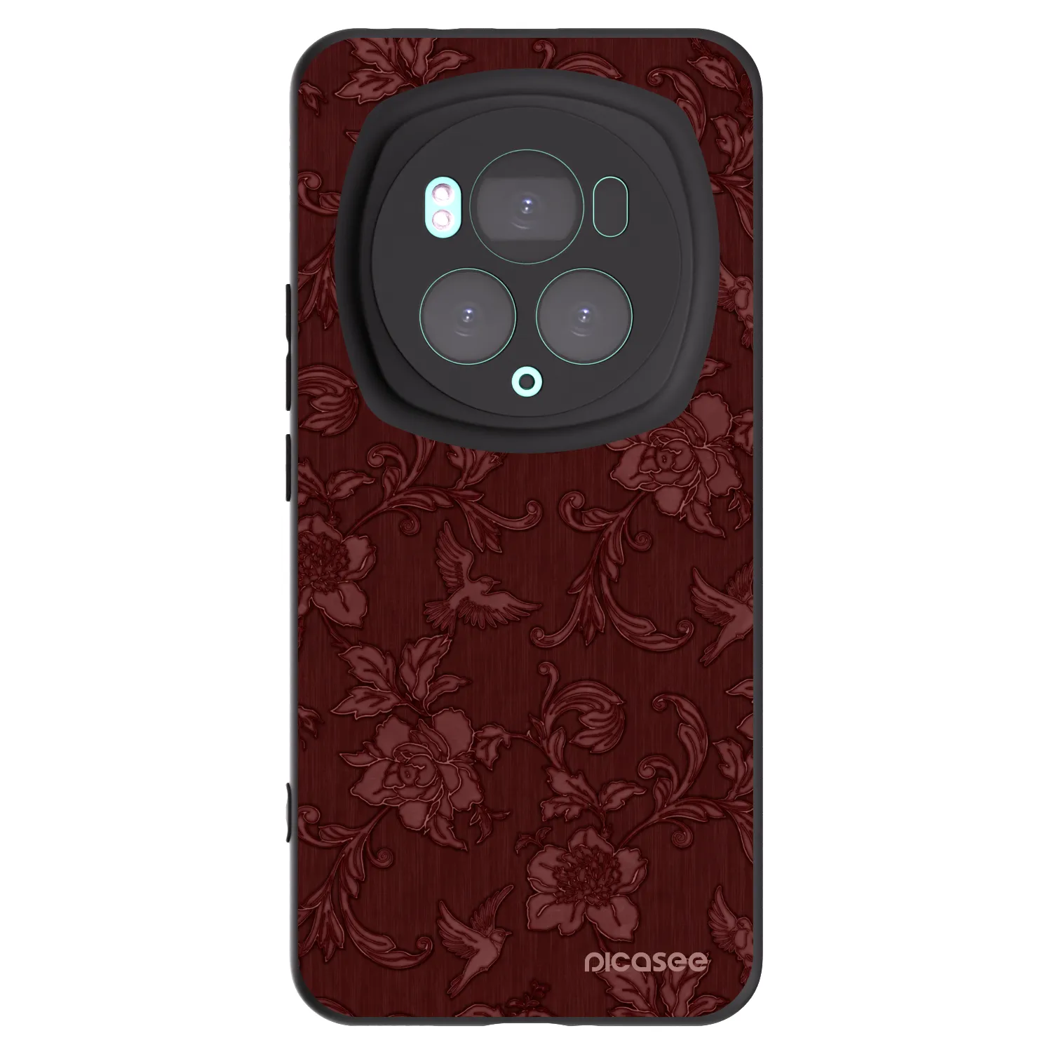 Picasee Honor Magic6 Pro Hülle - Schwarzes Silikon - Red Elegance