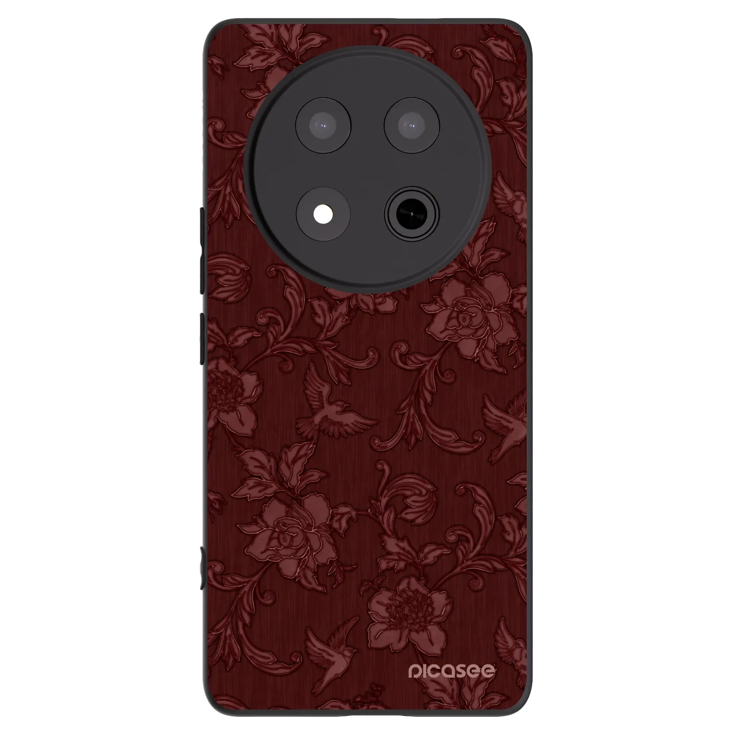 Picasee Honor Magic7 Lite 5G Hülle - Schwarzes Silikon - Red Elegance