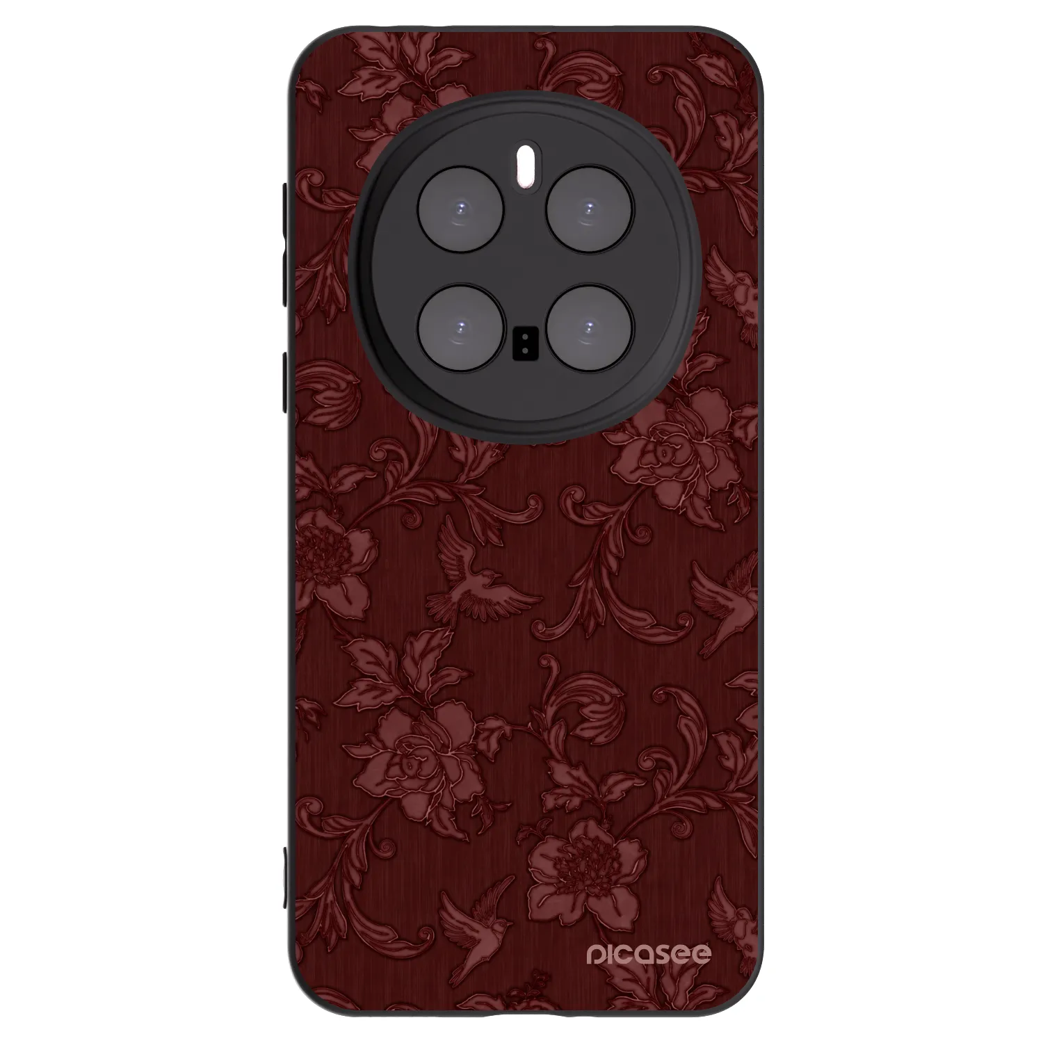 Picasee Honor Magic7 Pro 5G Hülle - Schwarzes Silikon - Red Elegance