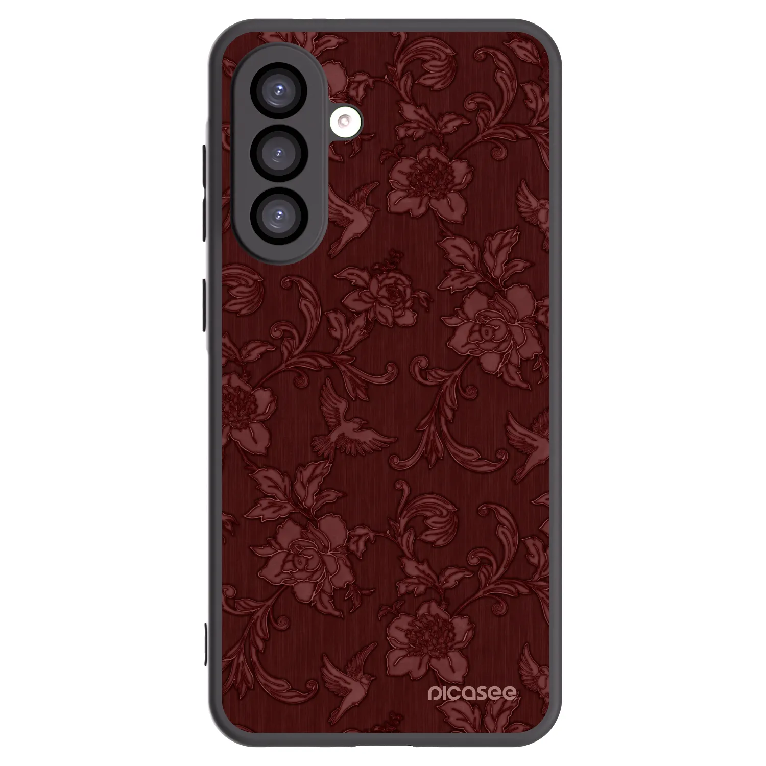 Picasee Samsung Galaxy A26 5G A266B Hülle - Schwarzes Silikon - Red Elegance