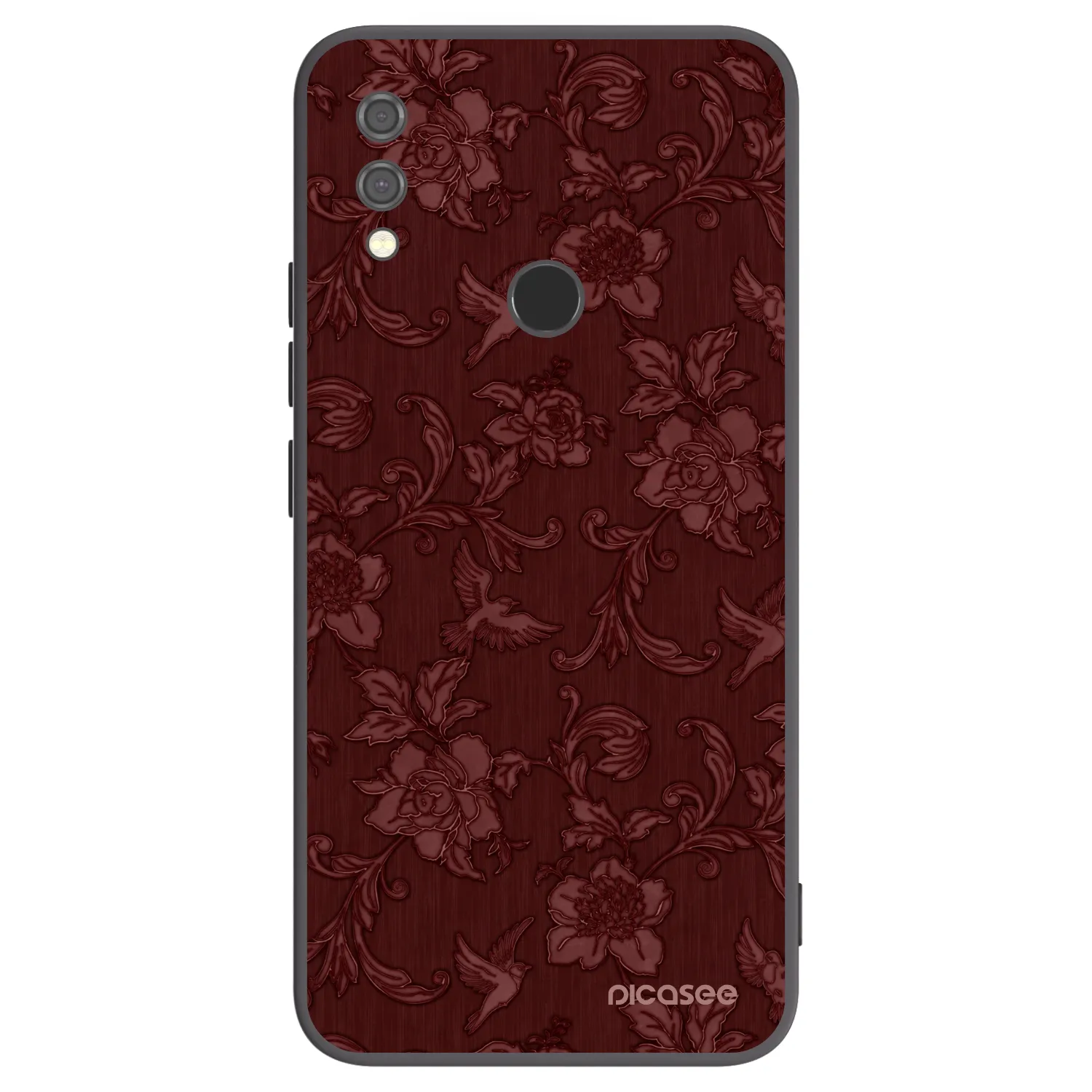 Picasee Xiaomi Redmi Note 7 Hülle - Schwarzes Silikon - Red Elegance