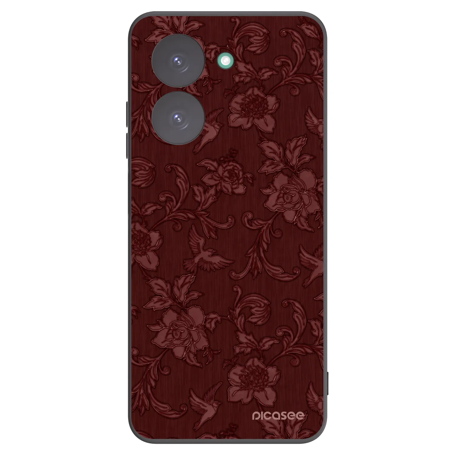 Picasee Xiaomi Redmi A5 Hülle - Schwarzes Silikon - Red Elegance