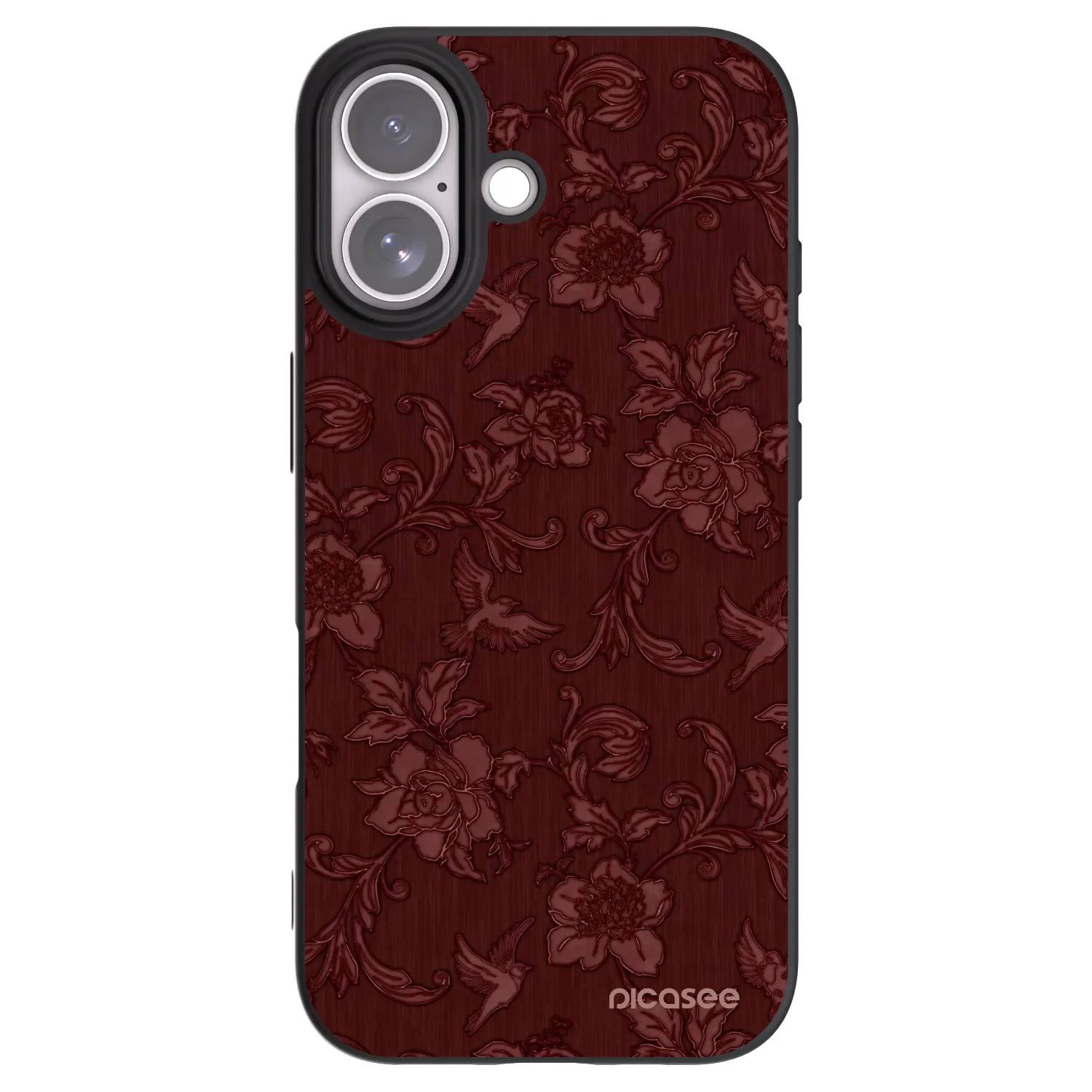Picasee Apple iPhone 17 Hülle - Schwarzes Silikon - Red Elegance