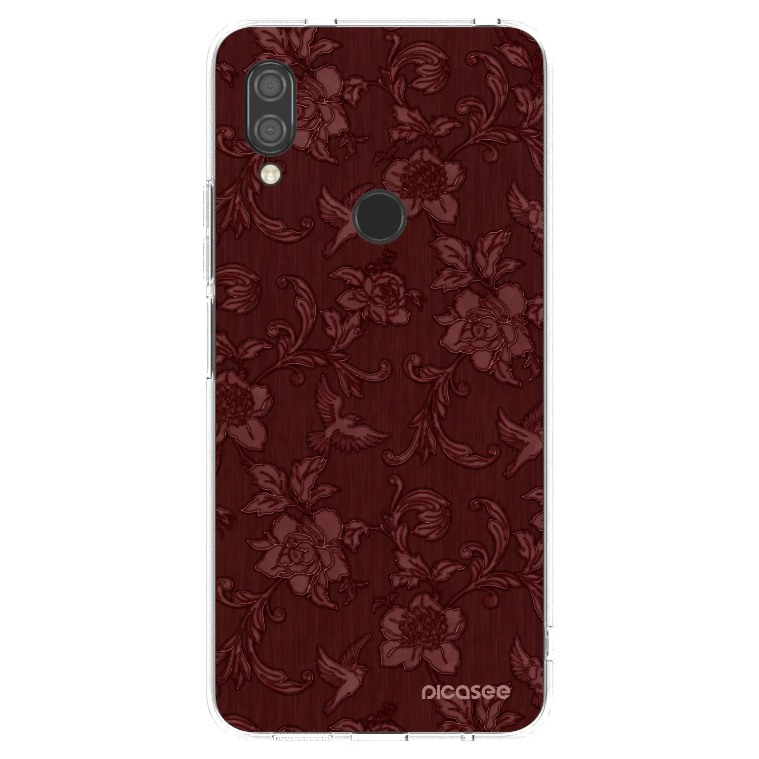 Picasee Xiaomi Redmi 7 Hülle - Transparentes Silikon - Red Elegance