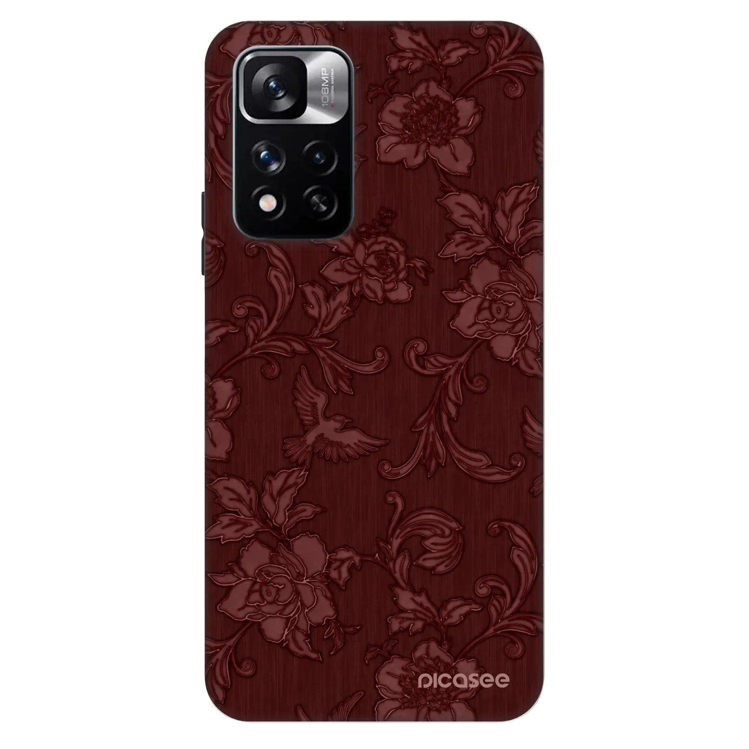 Picasee Fashion Case für Xiaomi Redmi Note 11 Pro 5G - Red Elegance