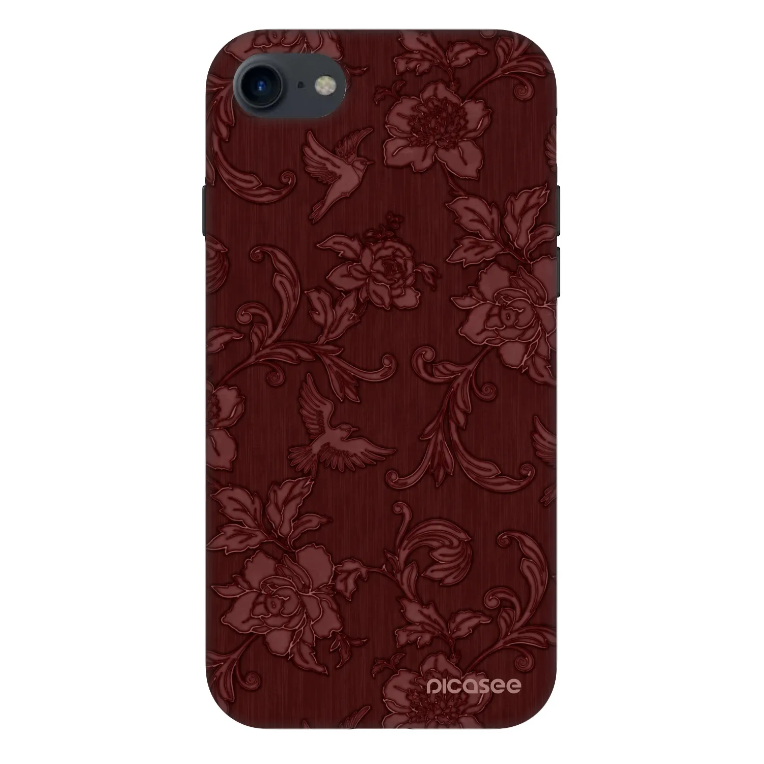 Picasee Fashion Case für Apple iPhone SE 2020 - Red Elegance
