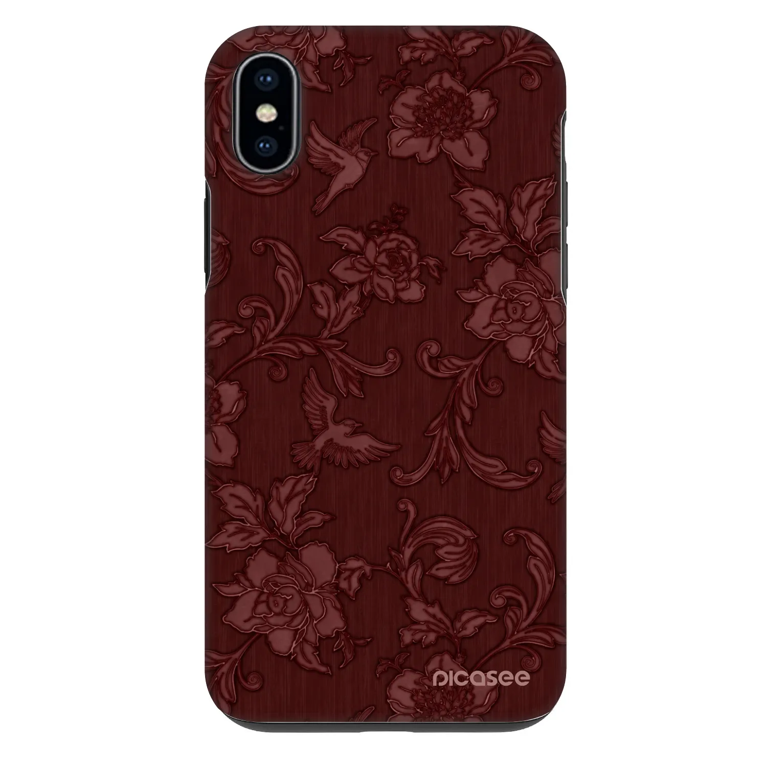 Picasee Fashion Case für Apple iPhone XS Max - Red Elegance