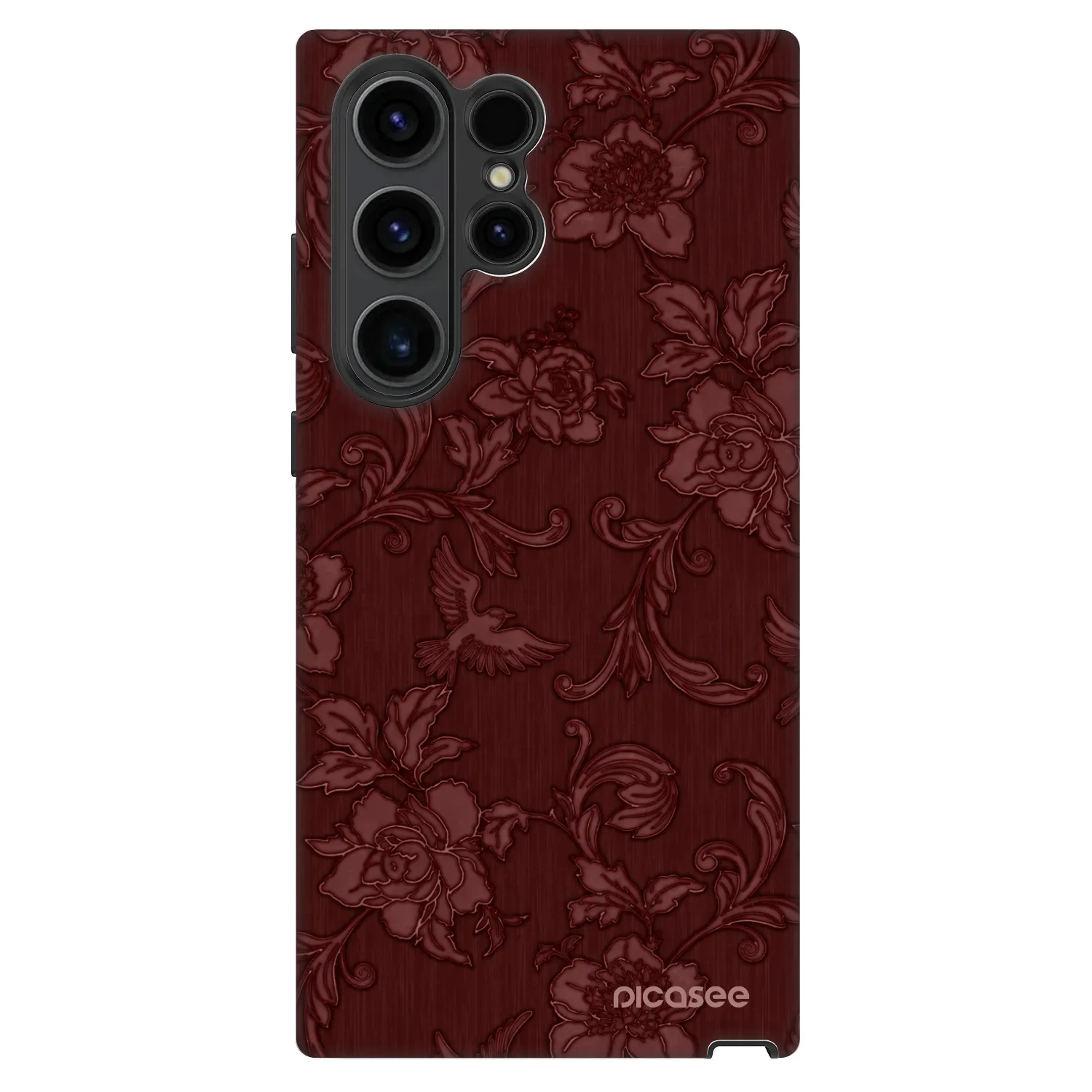 Picasee Fashion Case für Samsung Galaxy S23 Ultra 5G - Red Elegance
