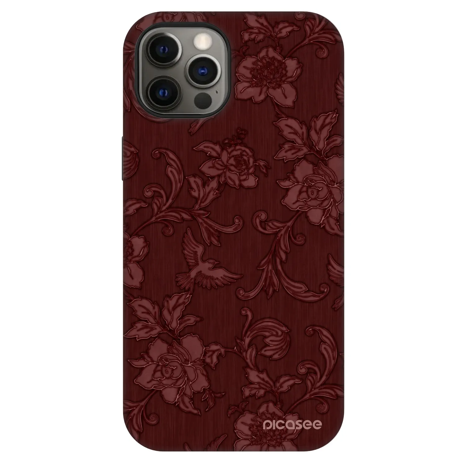 Picasee Fashion Case MagSafe für Apple iPhone 12 Pro - Red Elegance