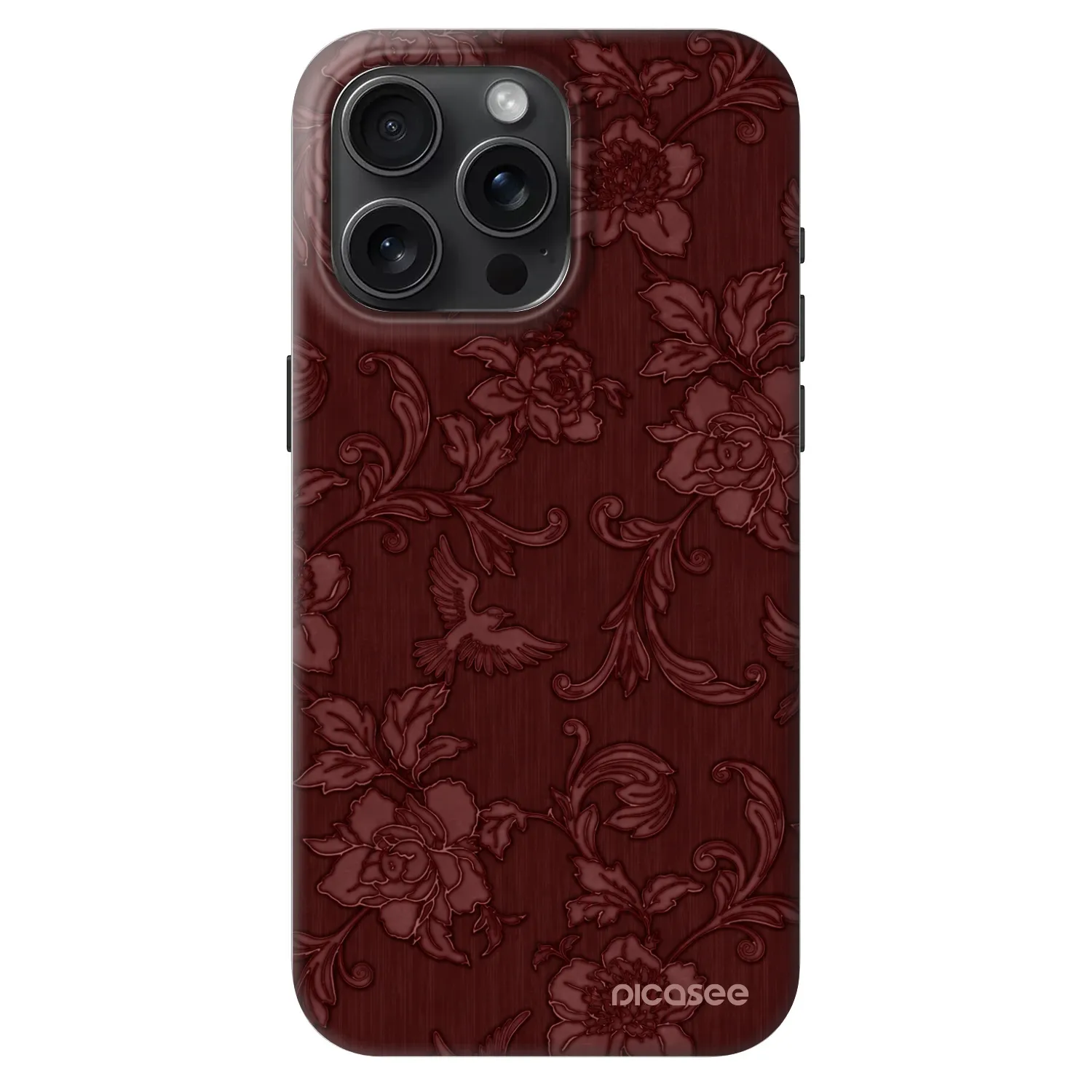 Picasee Fashion Case MagSafe für Apple iPhone 15 Pro Max - Red Elegance