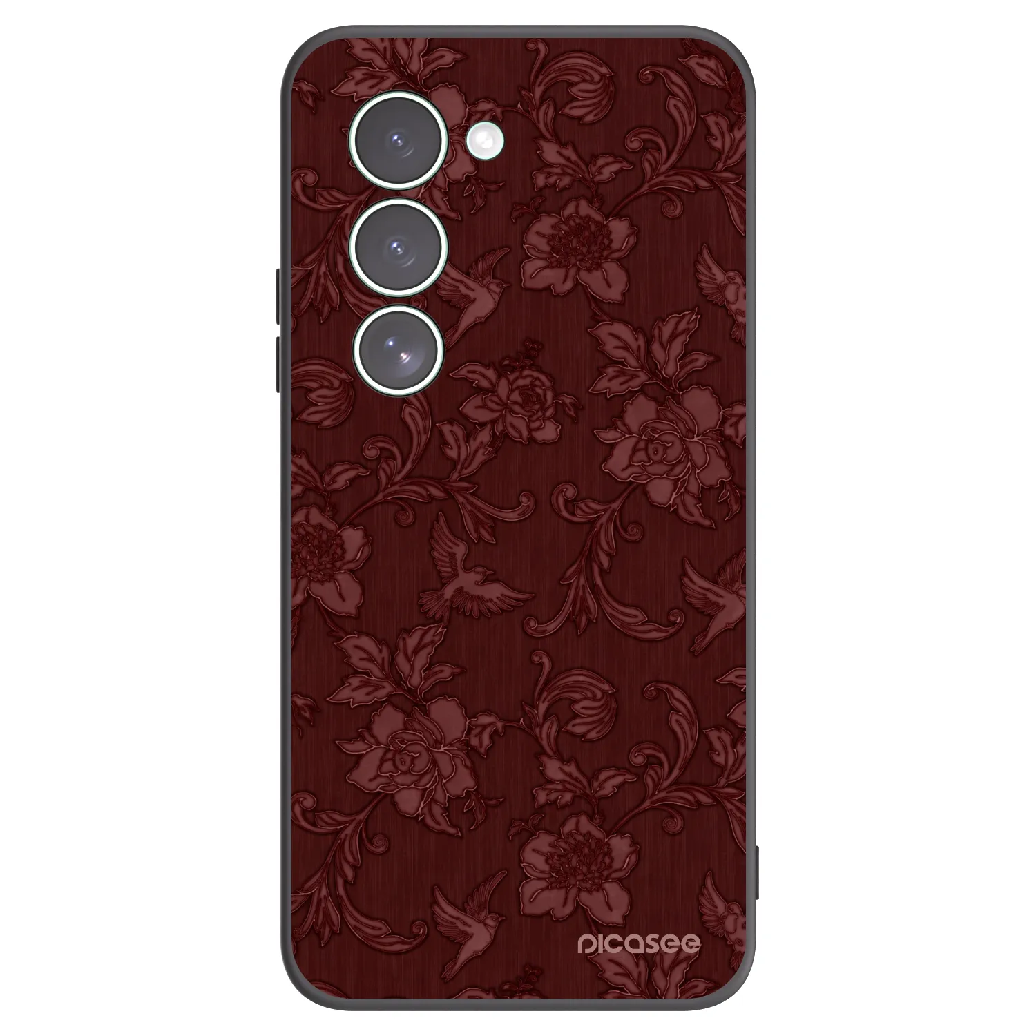 Picasee Xiaomi Redmi 15 5G Hülle - Schwarzes Silikon - Red Elegance