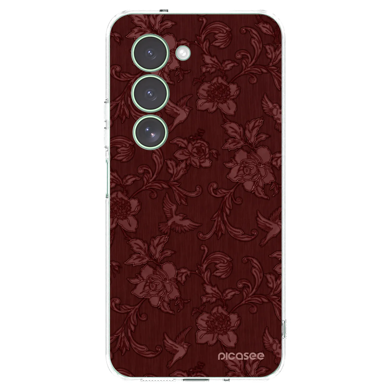 Picasee Xiaomi Redmi 15 5G Hülle - Transparentes Silikon - Red Elegance