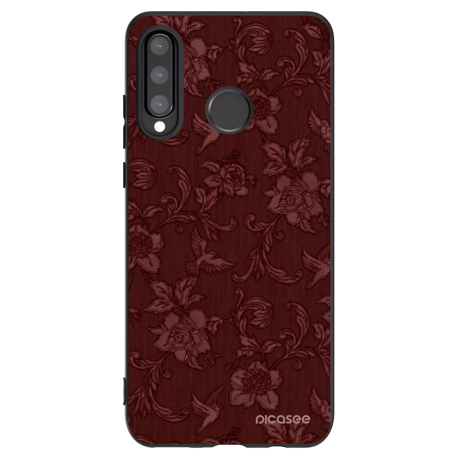 Picasee Huawei P30 Lite Hülle - Schwarzes Silikon - Red Elegance