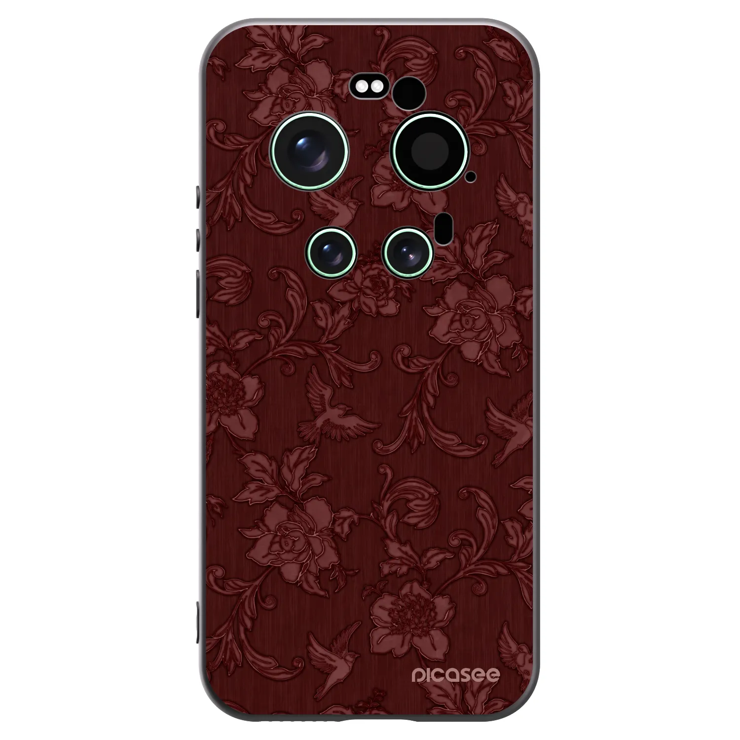 Picasee Xiaomi 17 Ultra Hülle - Schwarzes Silikon - Red Elegance