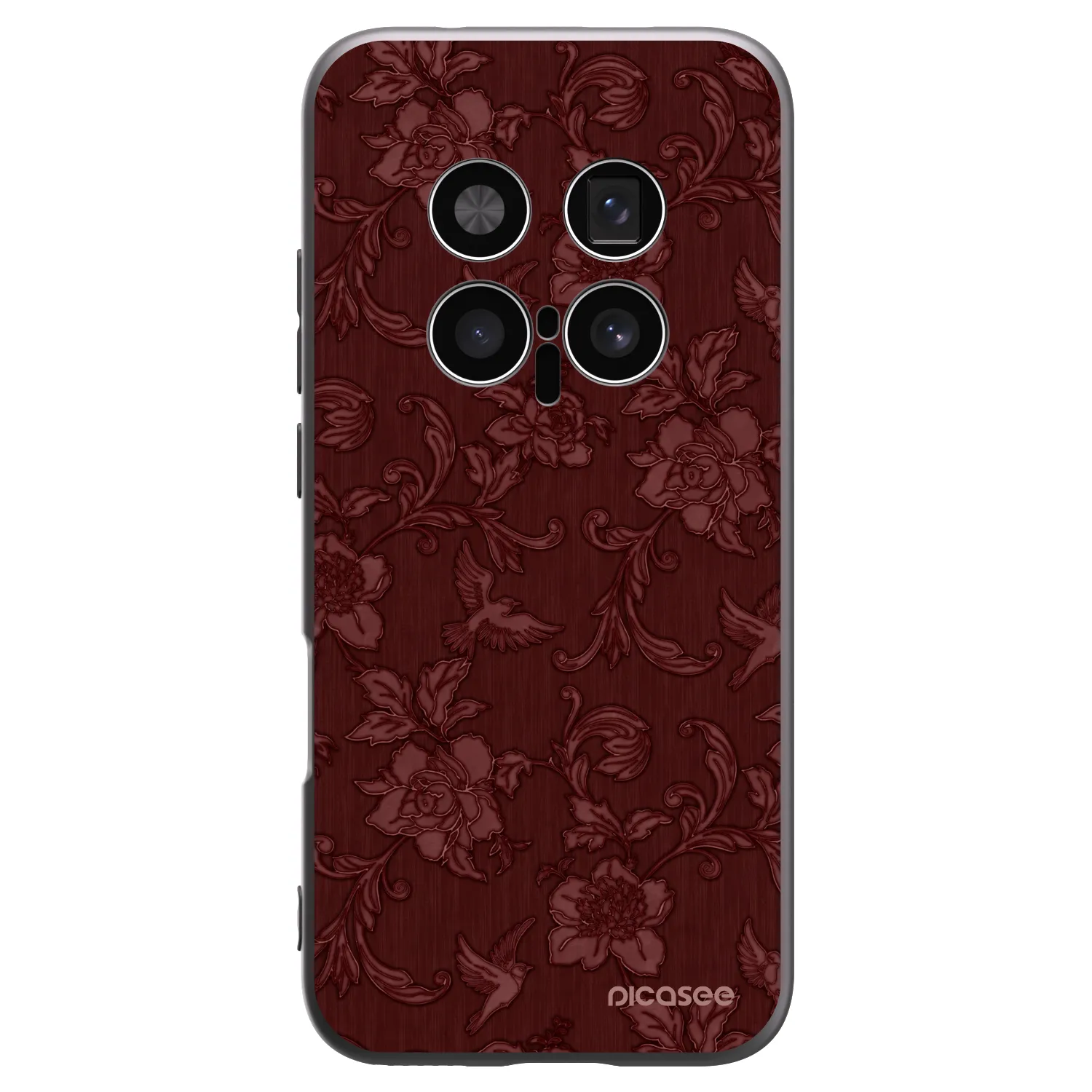 Picasee Honor Magic8 Pro 5G Hülle - Schwarzes Silikon - Red Elegance
