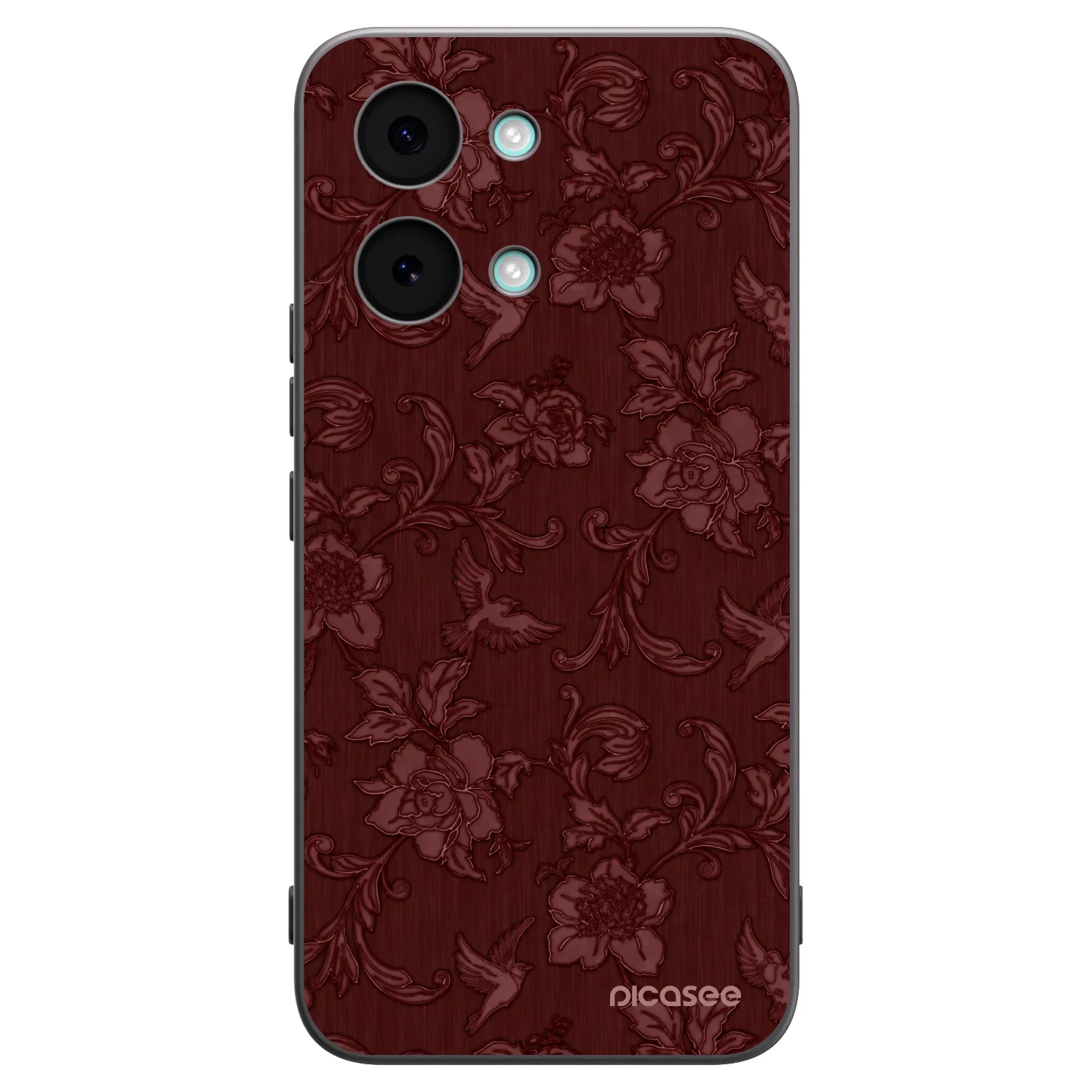 Picasee Xiaomi Poco X8 Pro Max Hülle - Schwarzes Silikon - Red Elegance