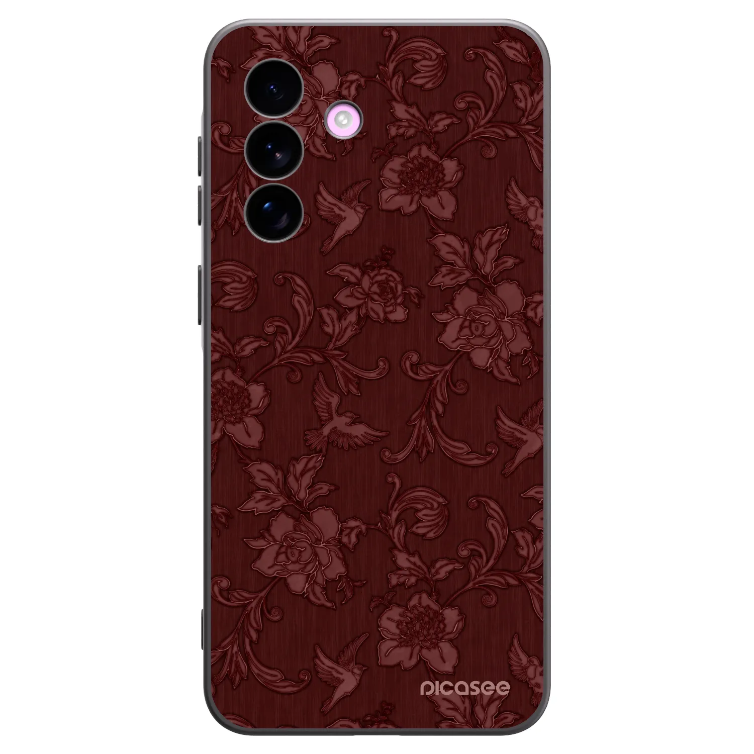 Picasee Samsung Galaxy A57 5G Hülle - Schwarzes Silikon - Red Elegance