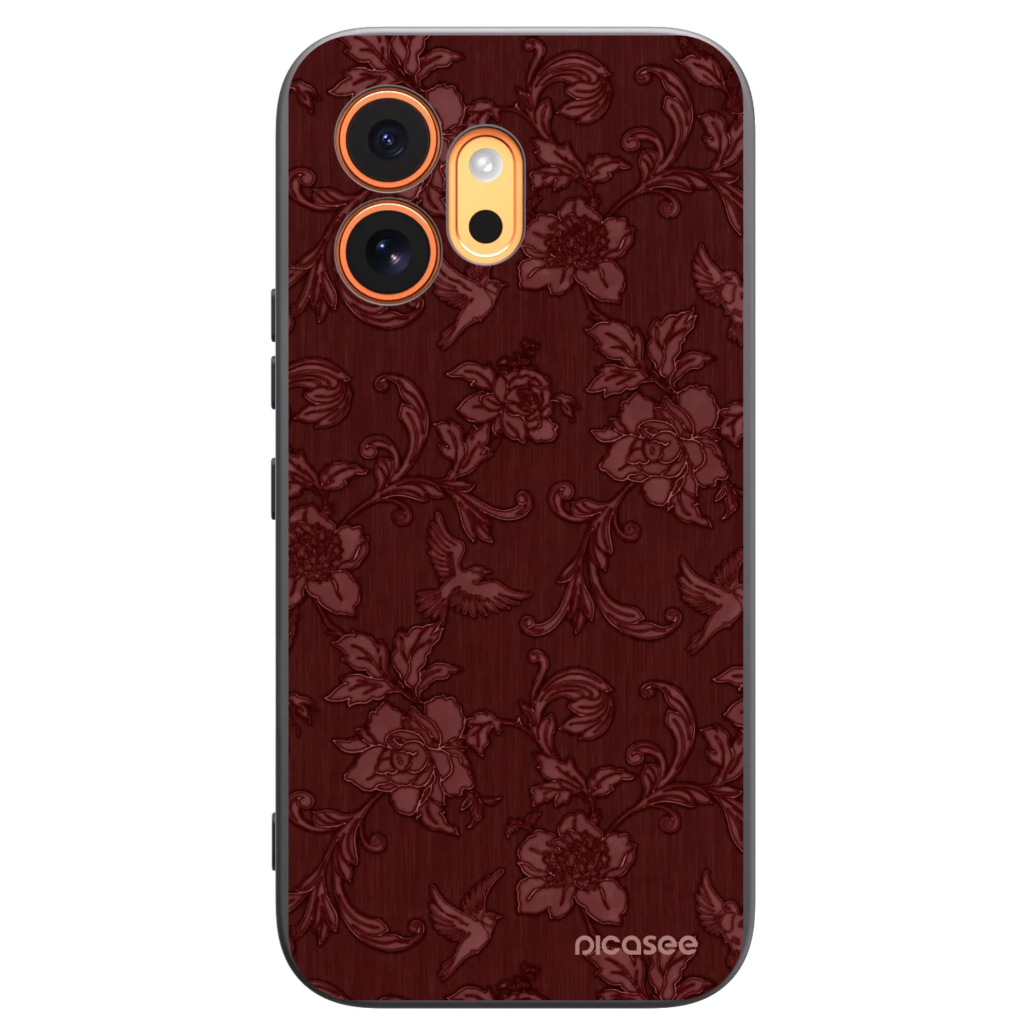 Picasee Honor 600 Hülle - Schwarzes Silikon - Red Elegance