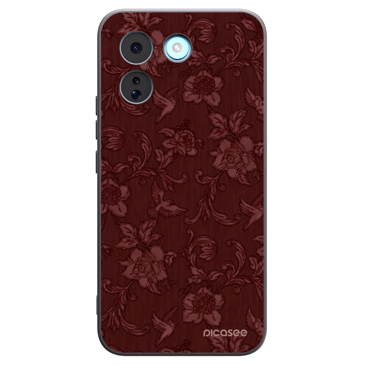 Picasee Xiaomi Redmi Note 17 Pro MAX 5G Hülle - Schwarzes Silikon - Red Elegance
