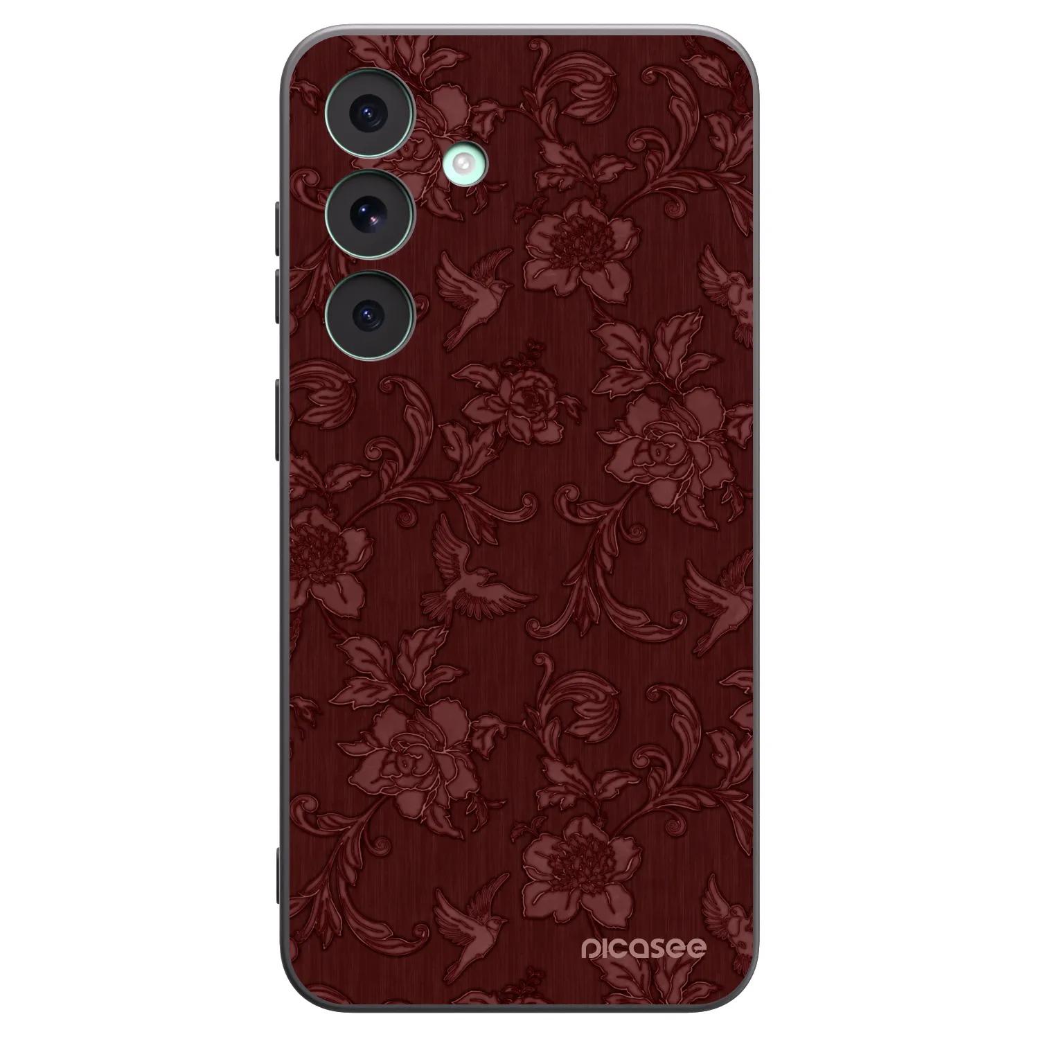 Picasee Samsung Galaxy S26 FE Hülle - Schwarzes Silikon - Red Elegance