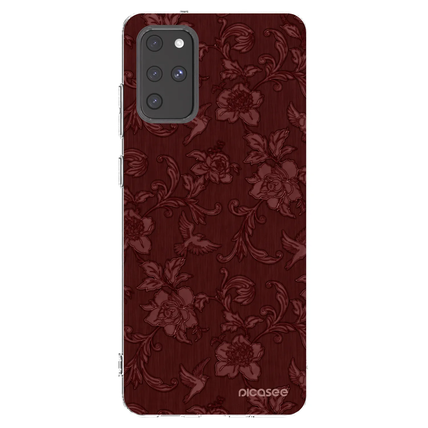 Picasee Samsung Galaxy S20+ G985F Hülle - Transparentes Silikon - Red Elegance