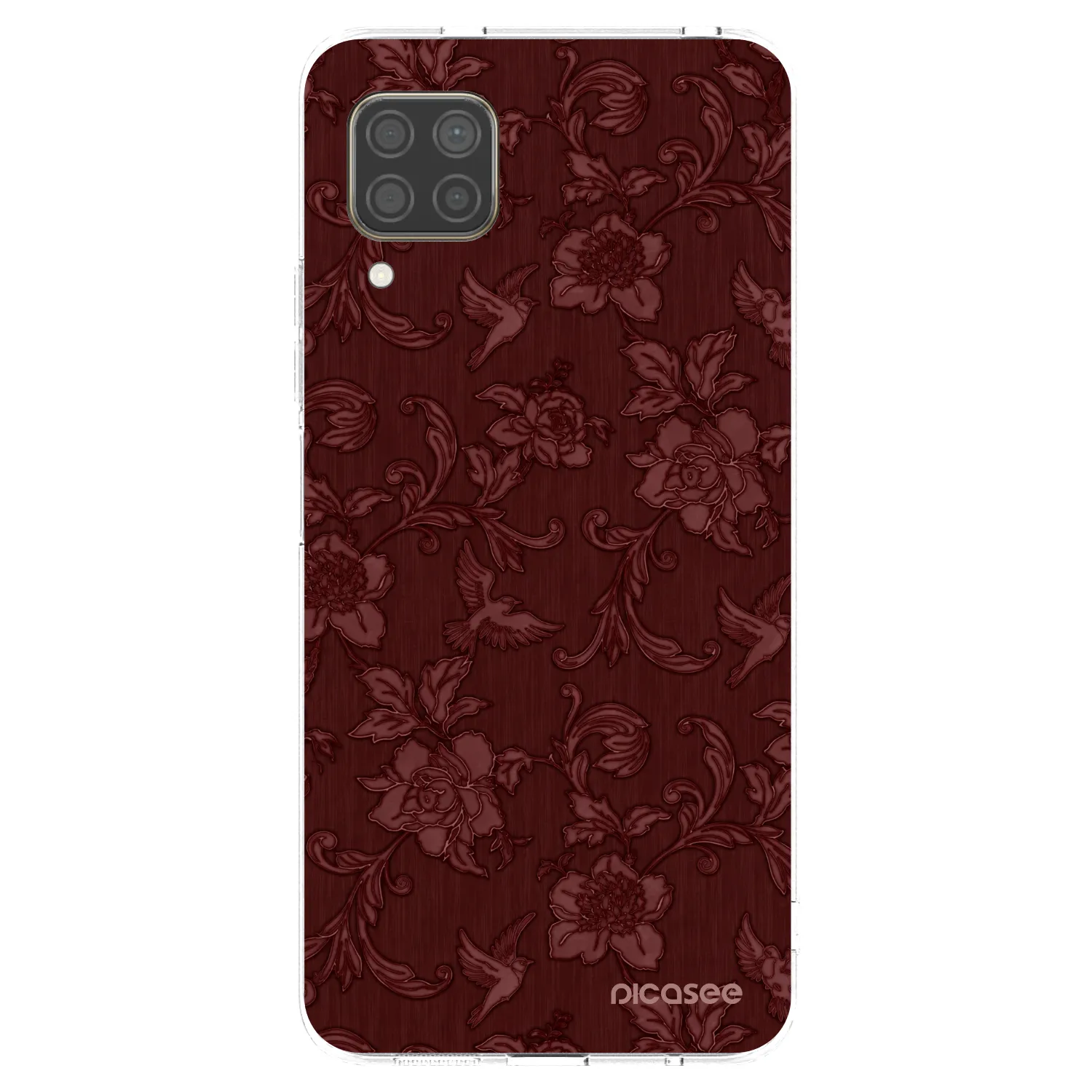 Picasee Huawei P40 Lite Hülle - Transparentes Silikon - Red Elegance